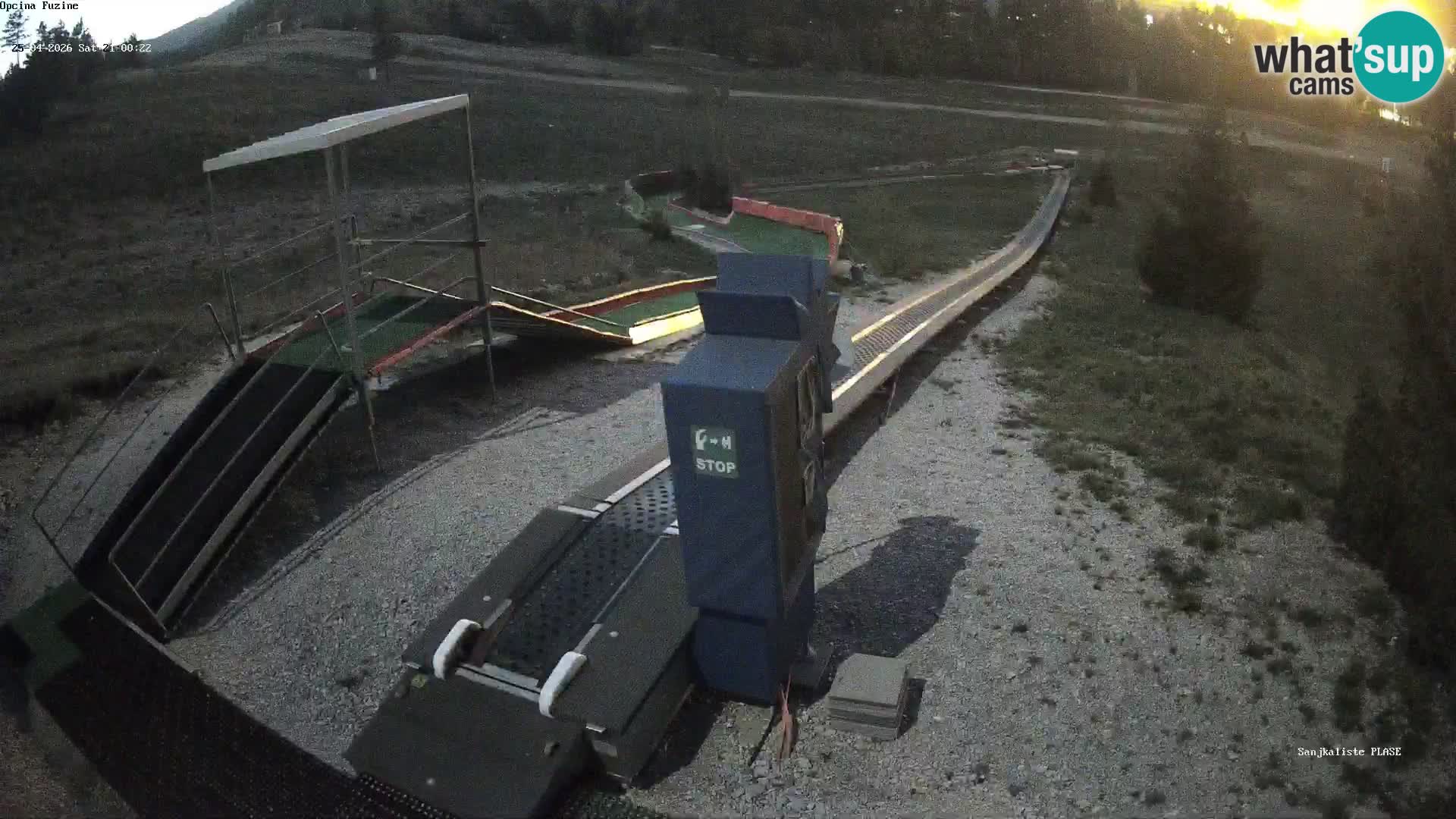 Webcam en direct Piste de luge de Fužine – Croatie