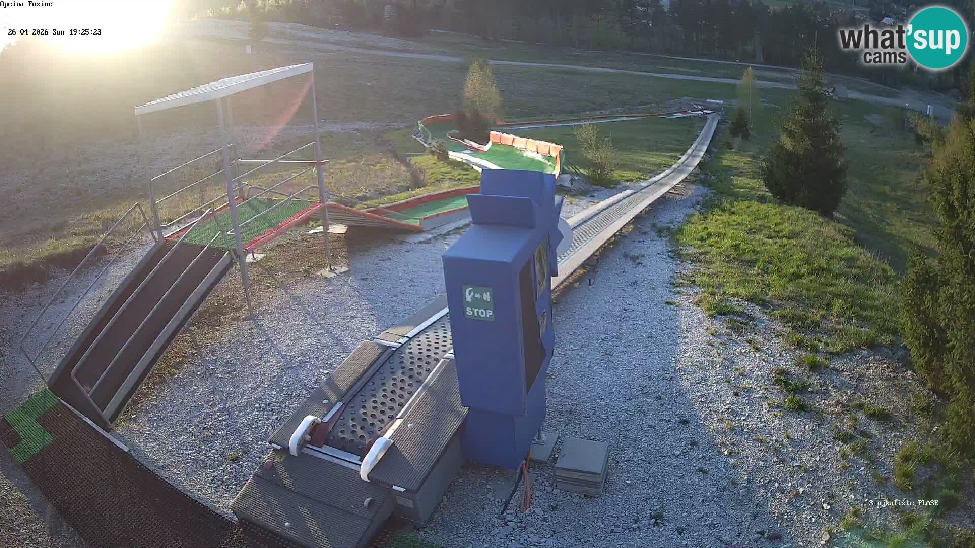 Spletna kamera v živo Sankališče Fužine – Hrvaška