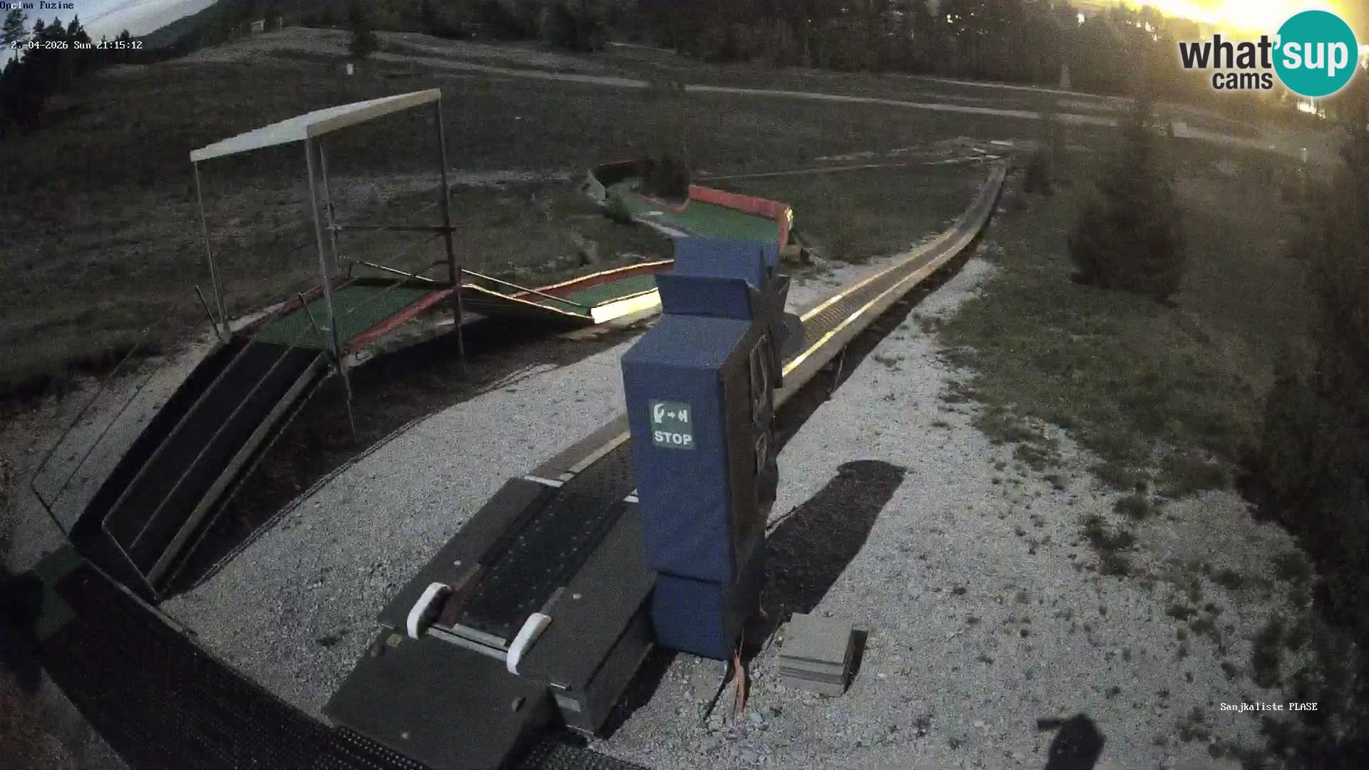 Webcam en vivo Pista de trineo Fužine – Croacia