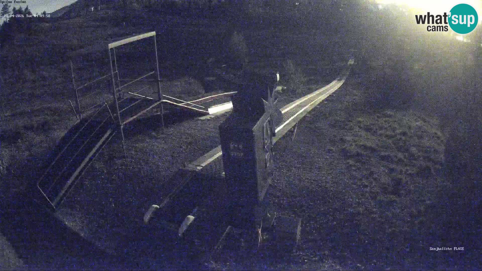 Spletna kamera v živo Sankališče Fužine – Hrvaška