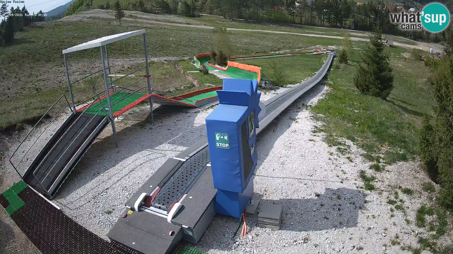 Webcam en vivo Pista de trineo Fužine – Croacia