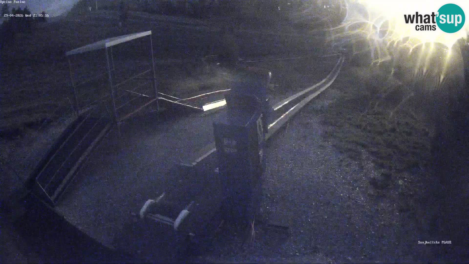 Live webcam Fužine toboggan run – Croatia