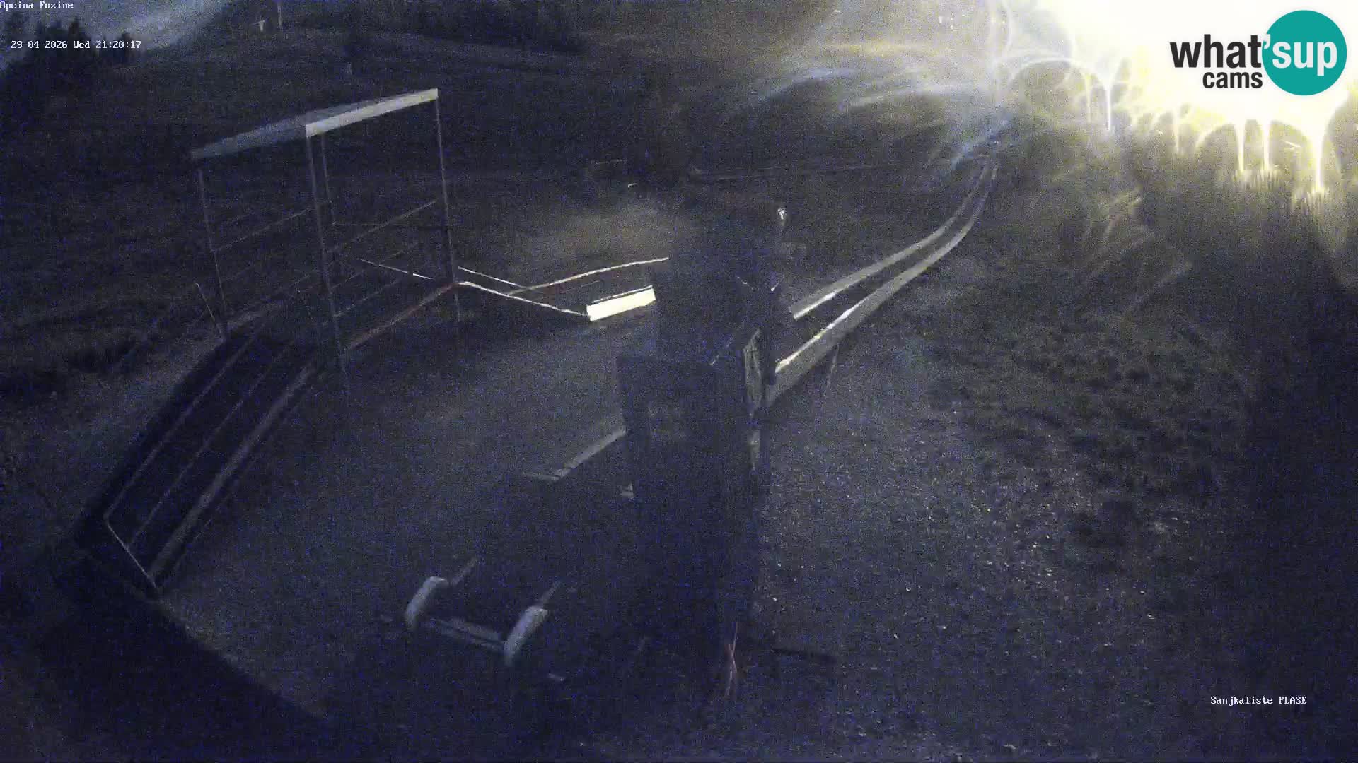 Webcam en direct Piste de luge de Fužine – Croatie