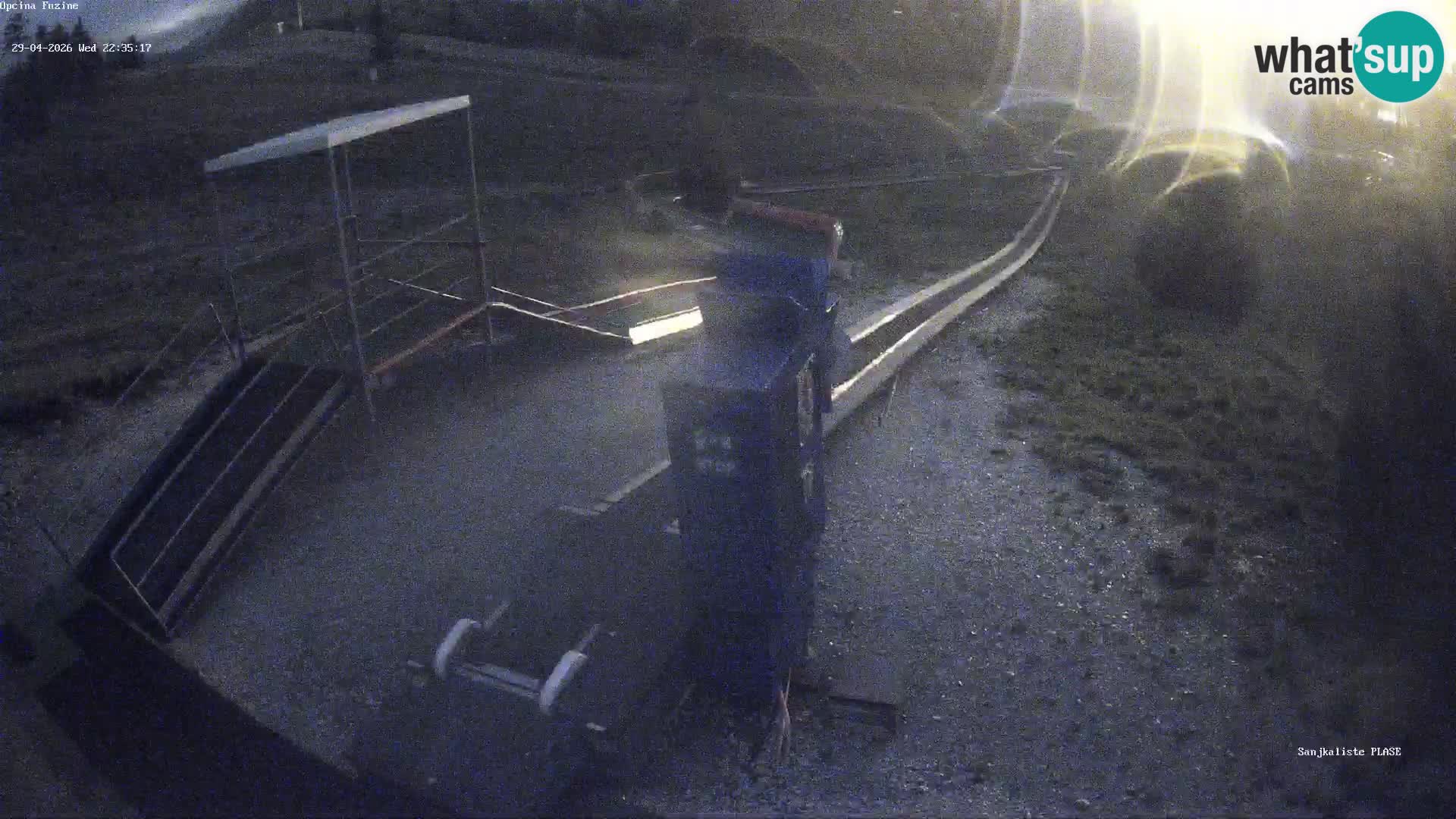 Live webcam Pista da slittino Fužine – Croazia