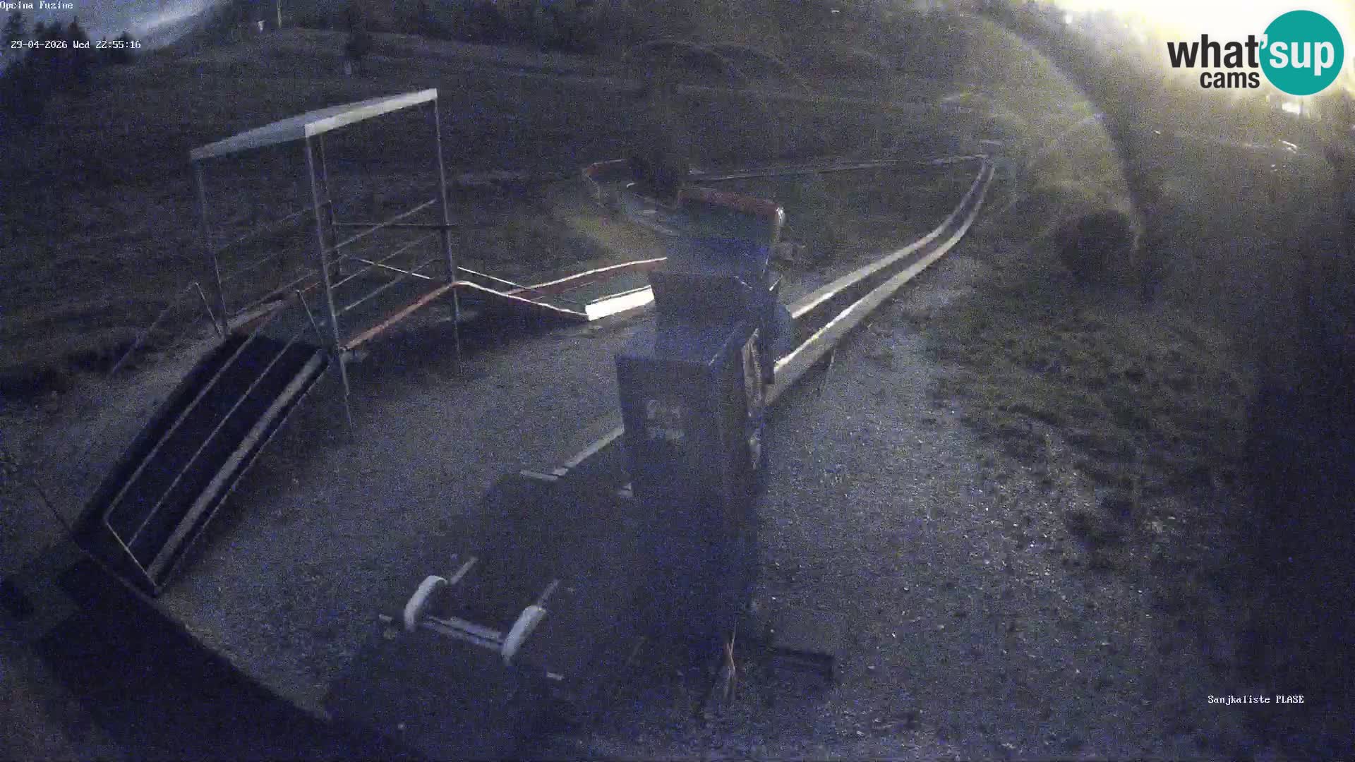 Live webcam Fužine toboggan run – Croatia