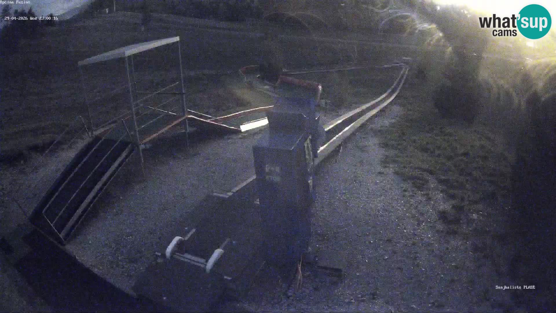 Live webcam Fužine toboggan run – Croatia