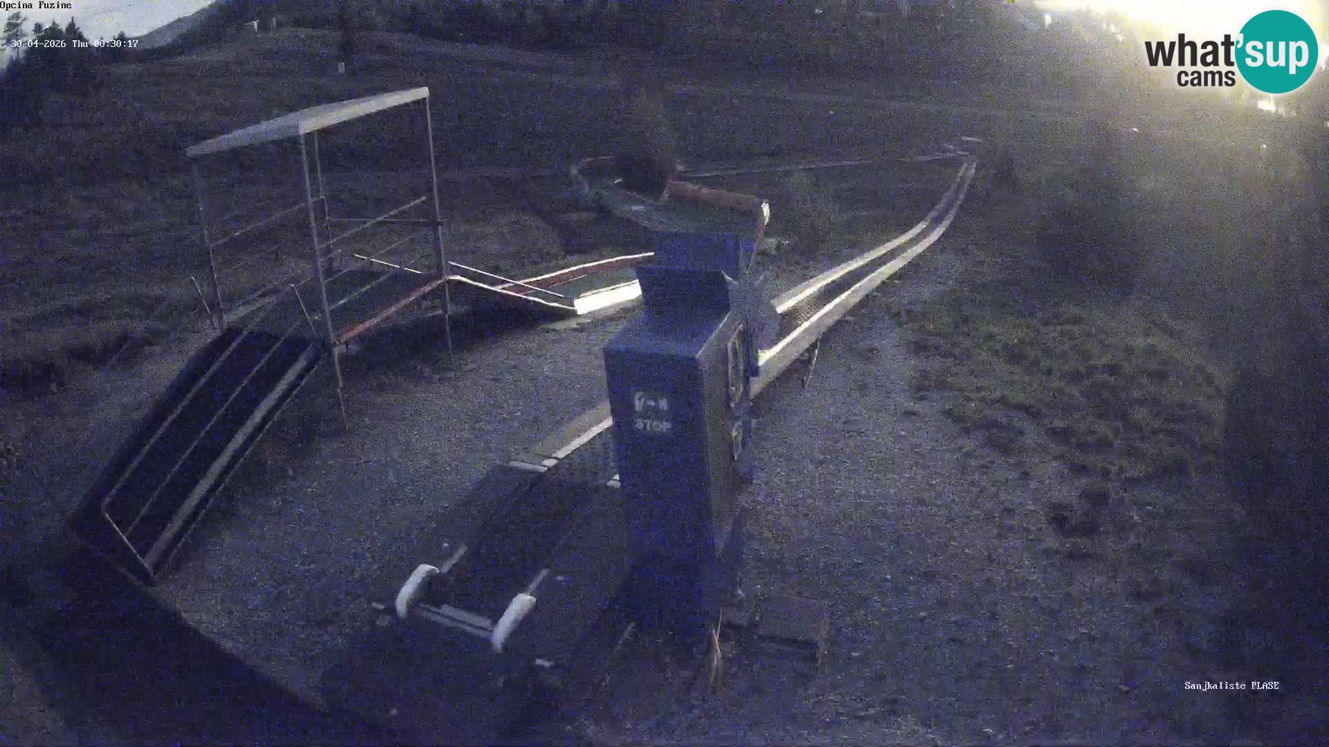 Live webcam Fužine toboggan run – Croatia