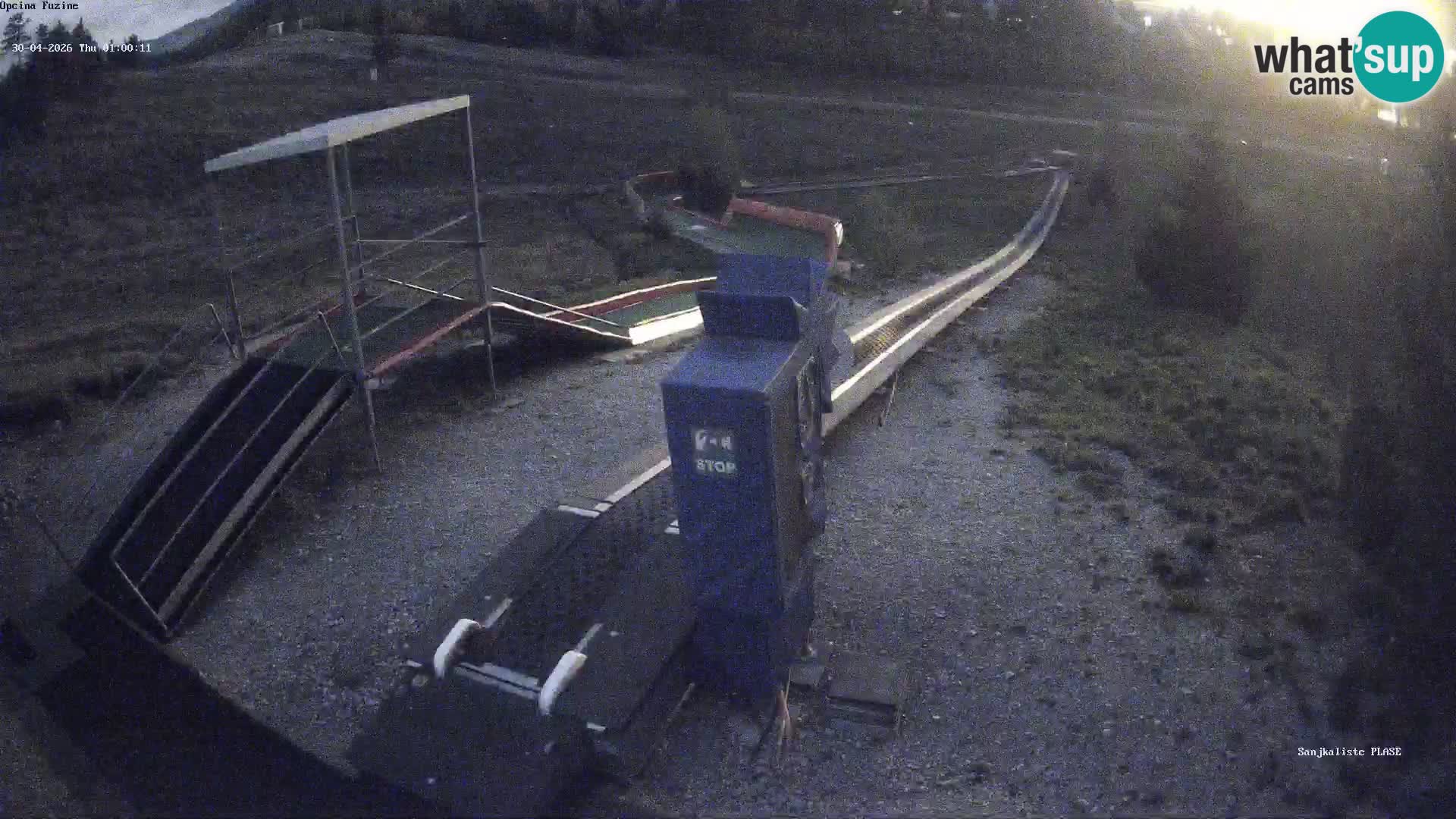 Webcam en direct Piste de luge de Fužine – Croatie