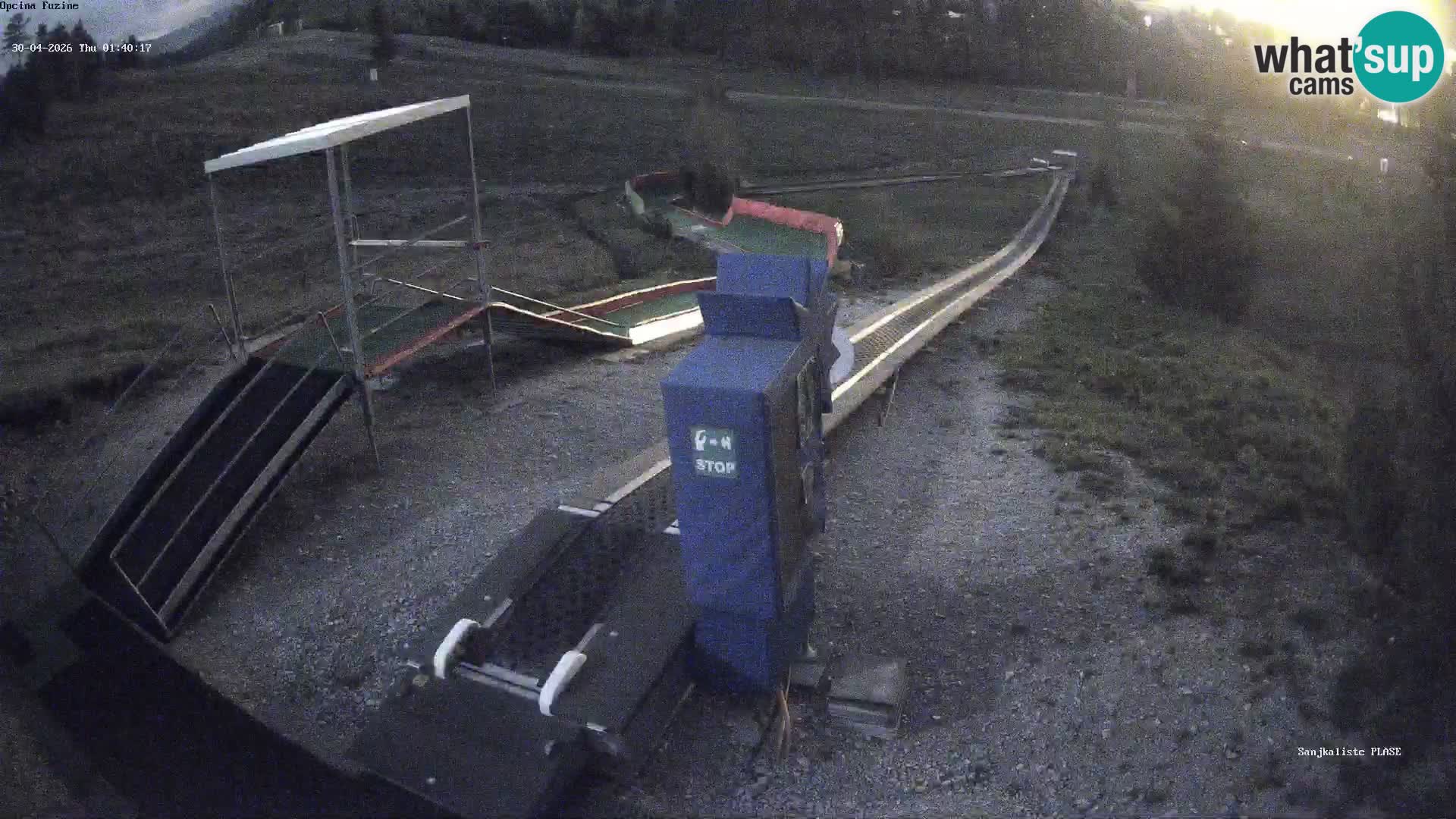 Live webcam Fužine toboggan run – Croatia