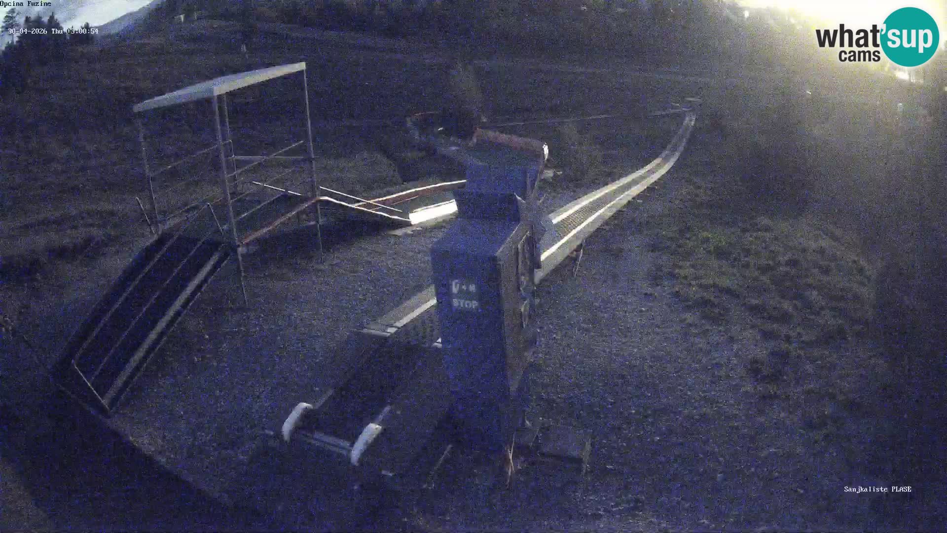 Webcam en direct Piste de luge de Fužine – Croatie