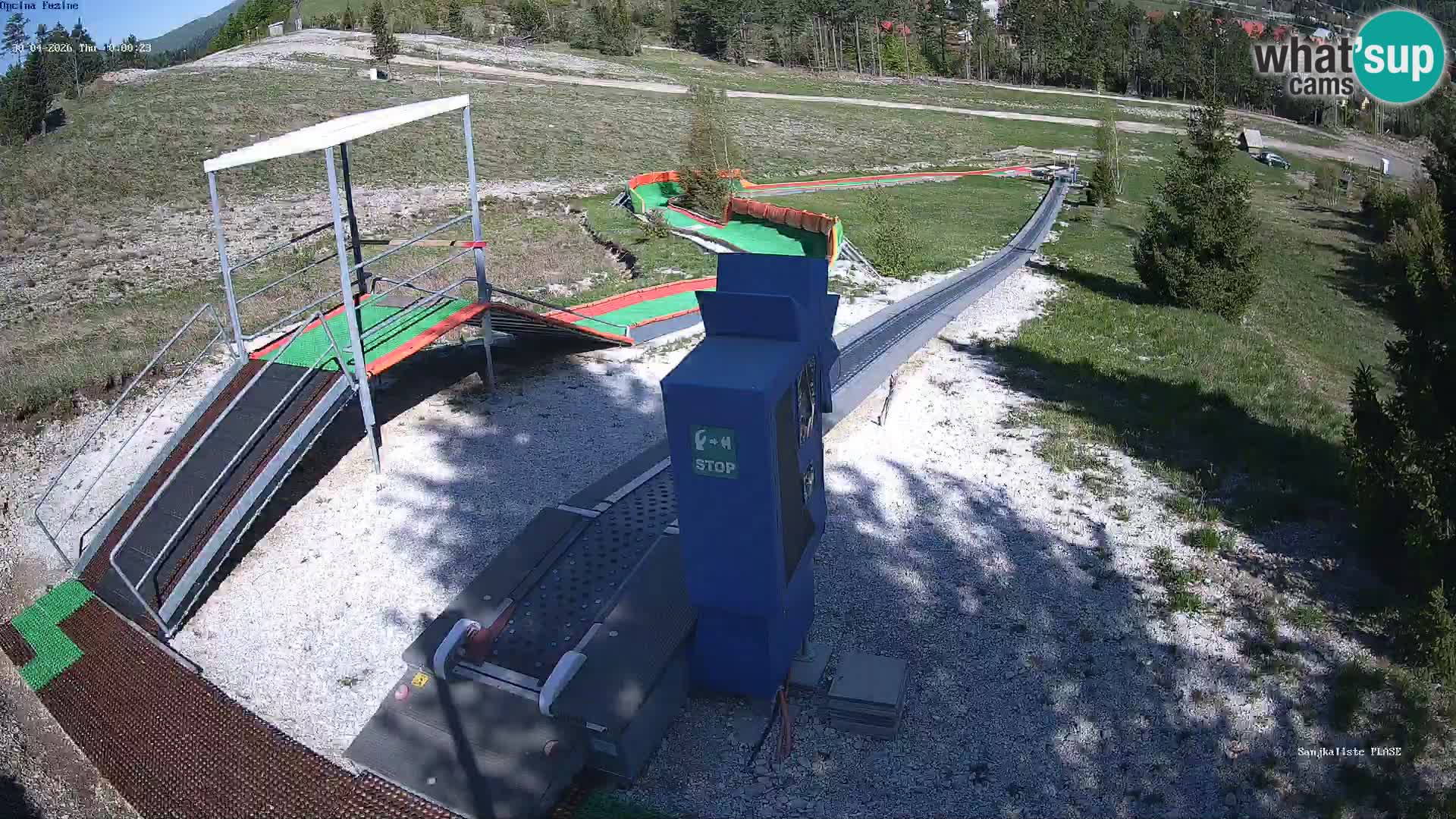 Live webcam Fužine toboggan run – Croatia