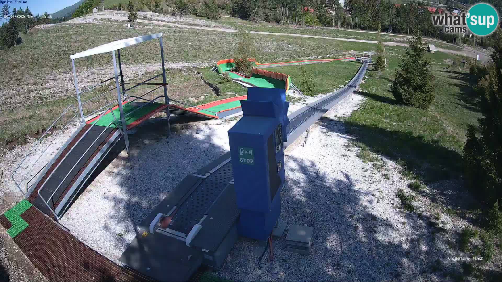 Webcam en vivo Pista de trineo Fužine – Croacia