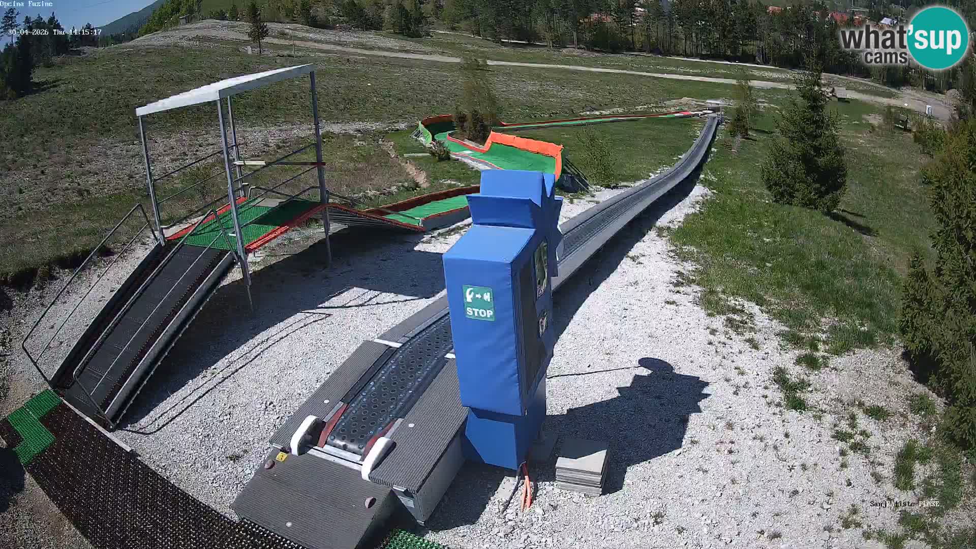 Spletna kamera v živo Sankališče Fužine – Hrvaška