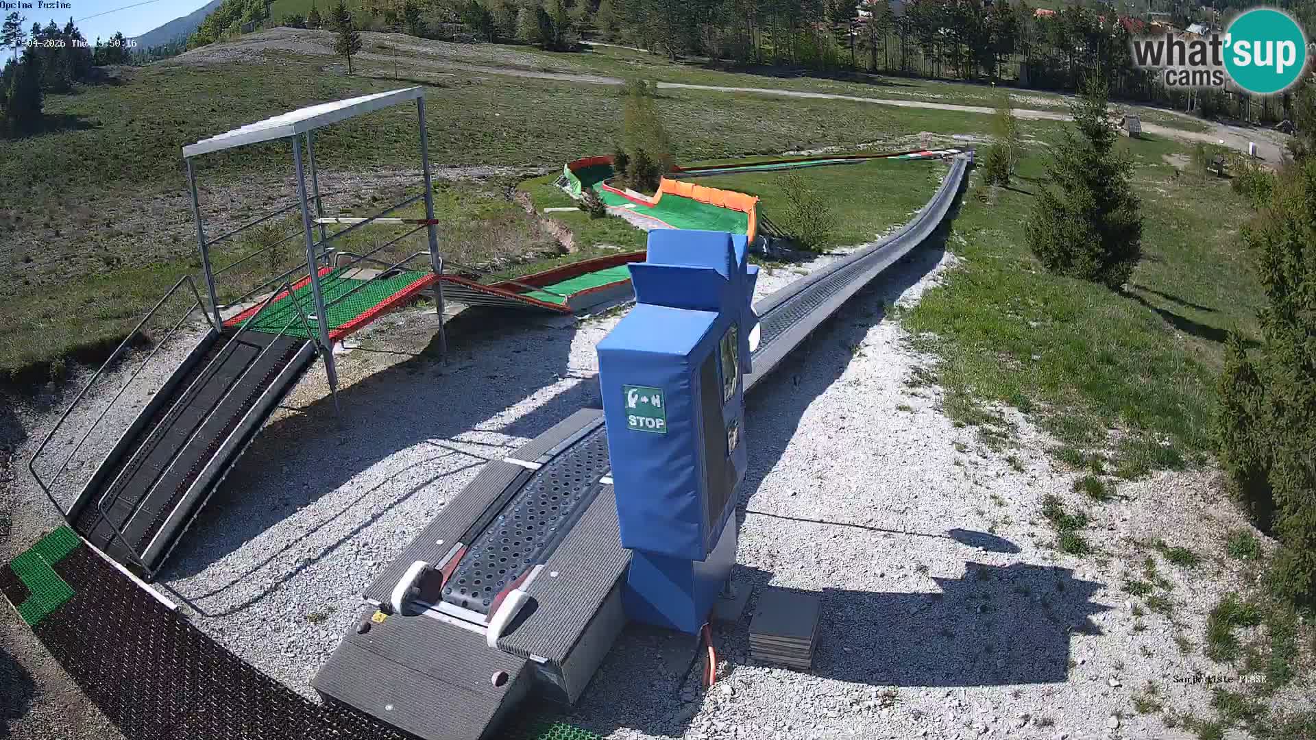 Live webcam Fužine toboggan run – Croatia