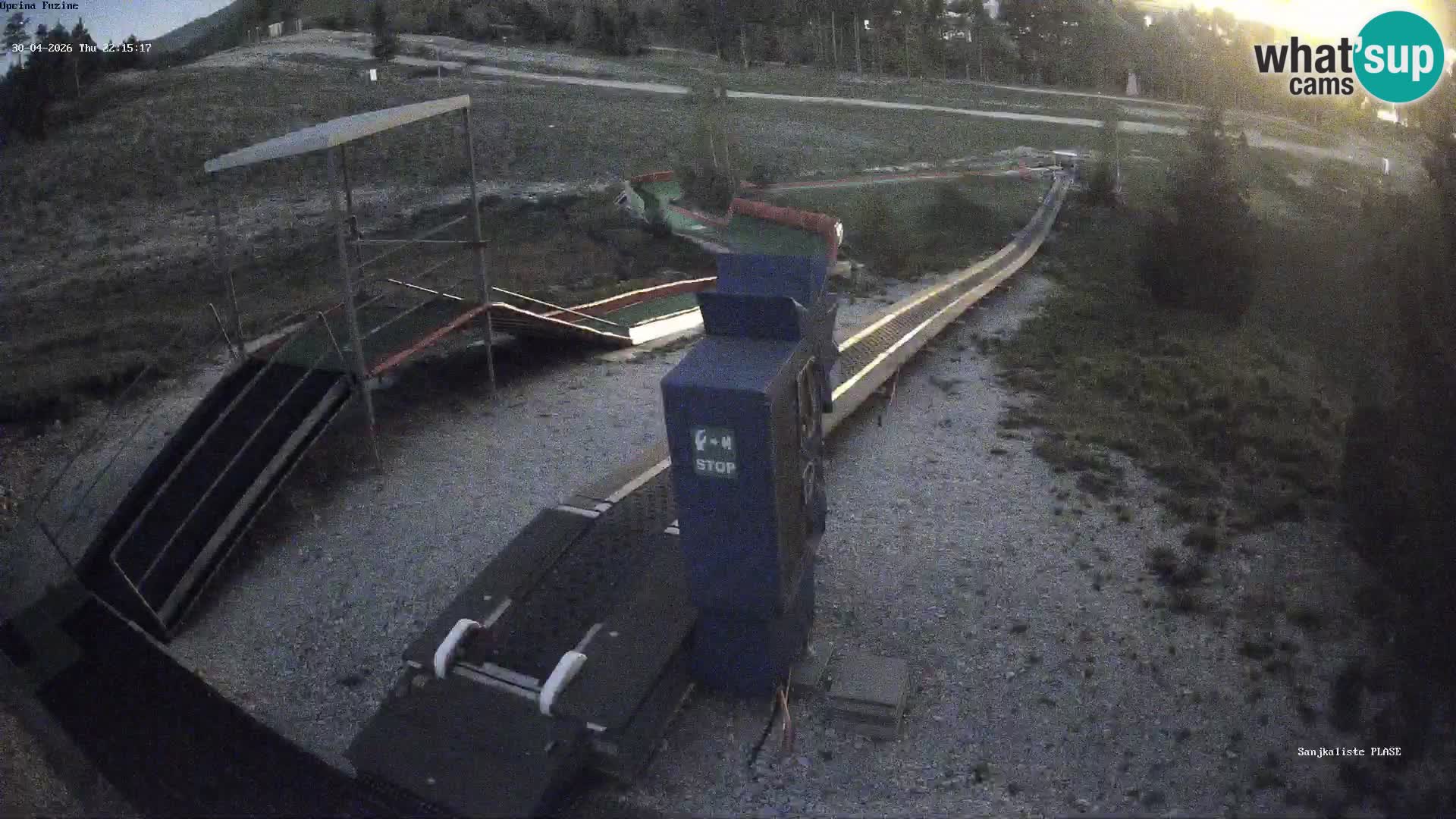 Webcam en direct Piste de luge de Fužine – Croatie