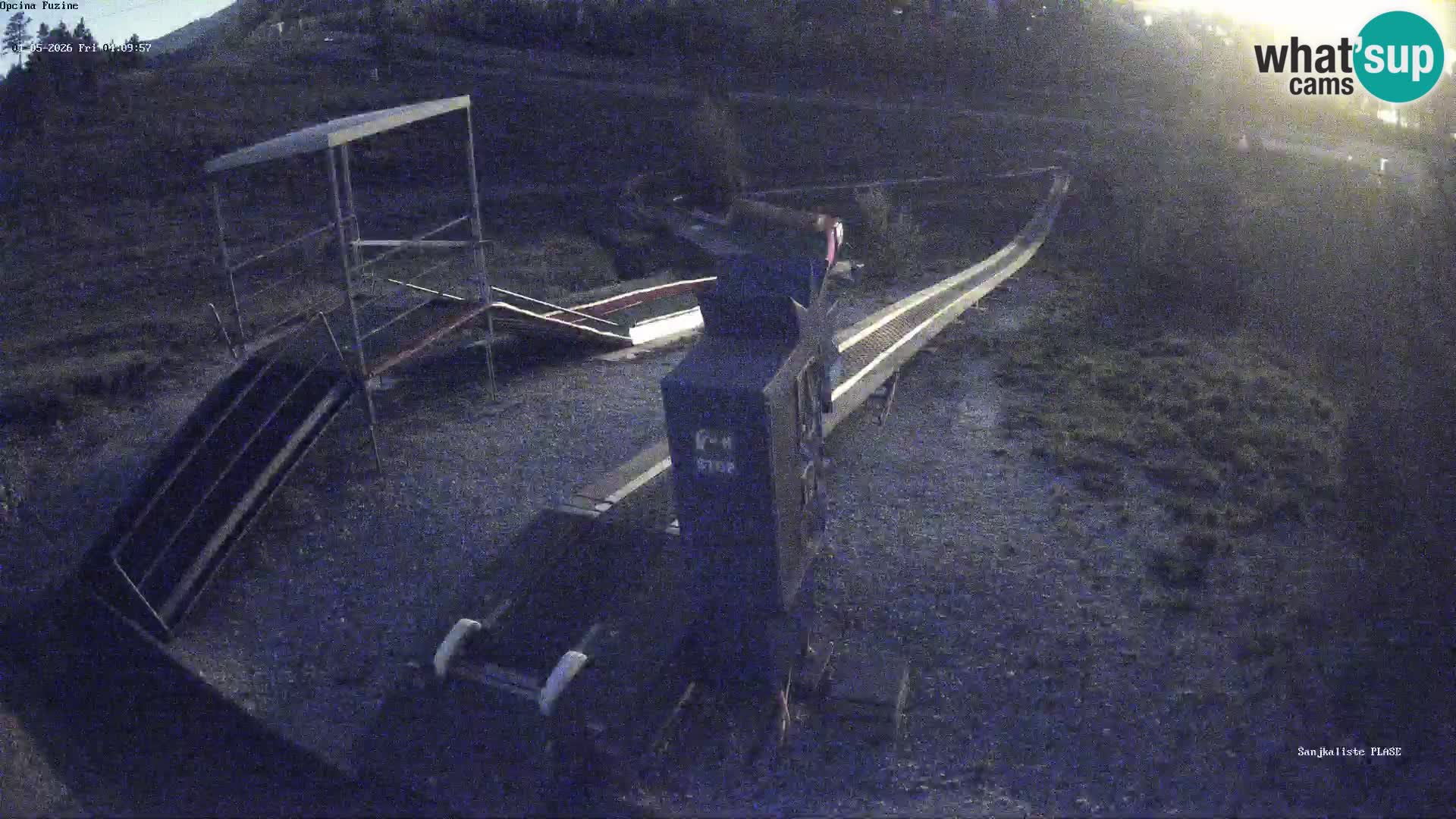 Live webcam Fužine toboggan run – Croatia
