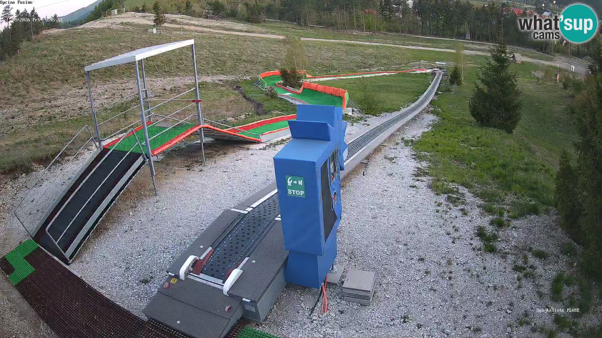 Webcam en direct Piste de luge de Fužine – Croatie