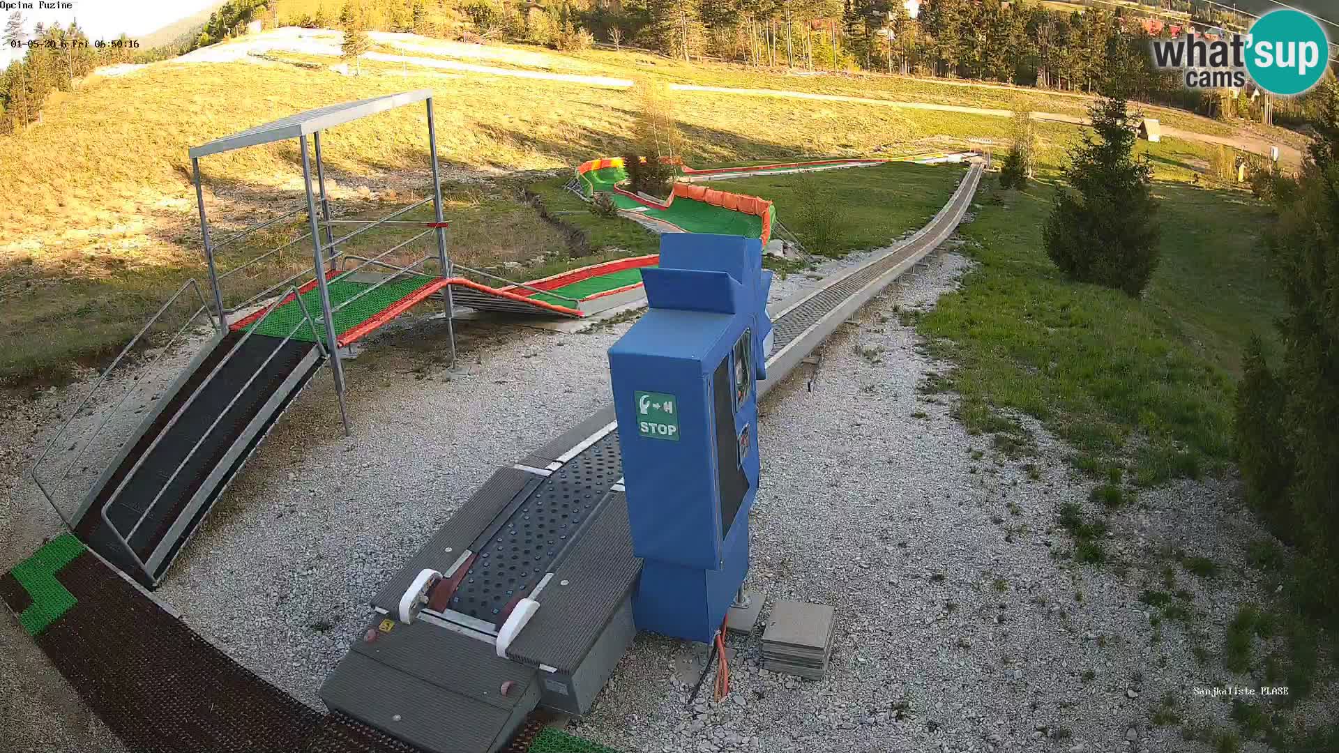 Spletna kamera v živo Sankališče Fužine – Hrvaška