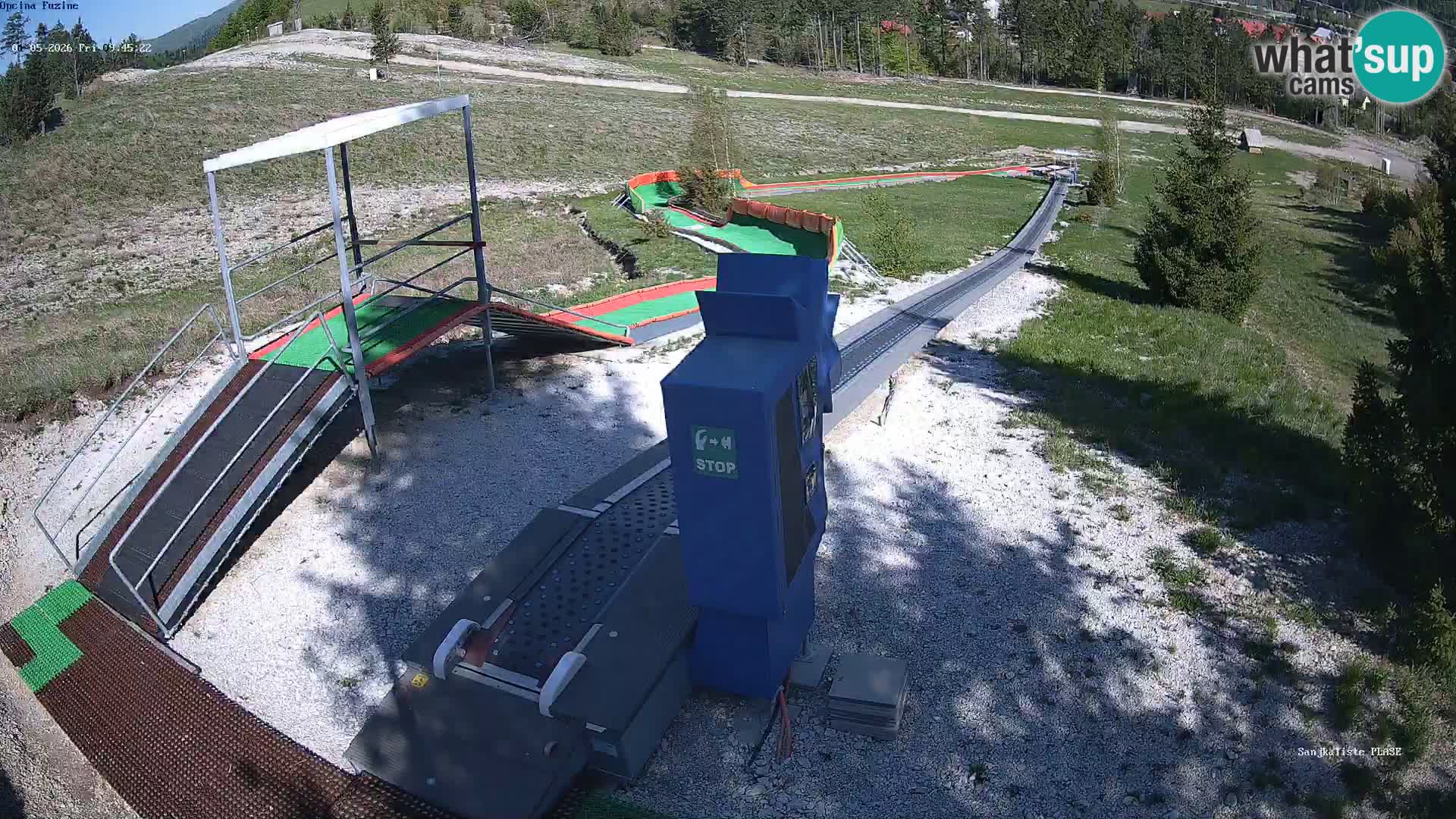 Webcam en direct Piste de luge de Fužine – Croatie