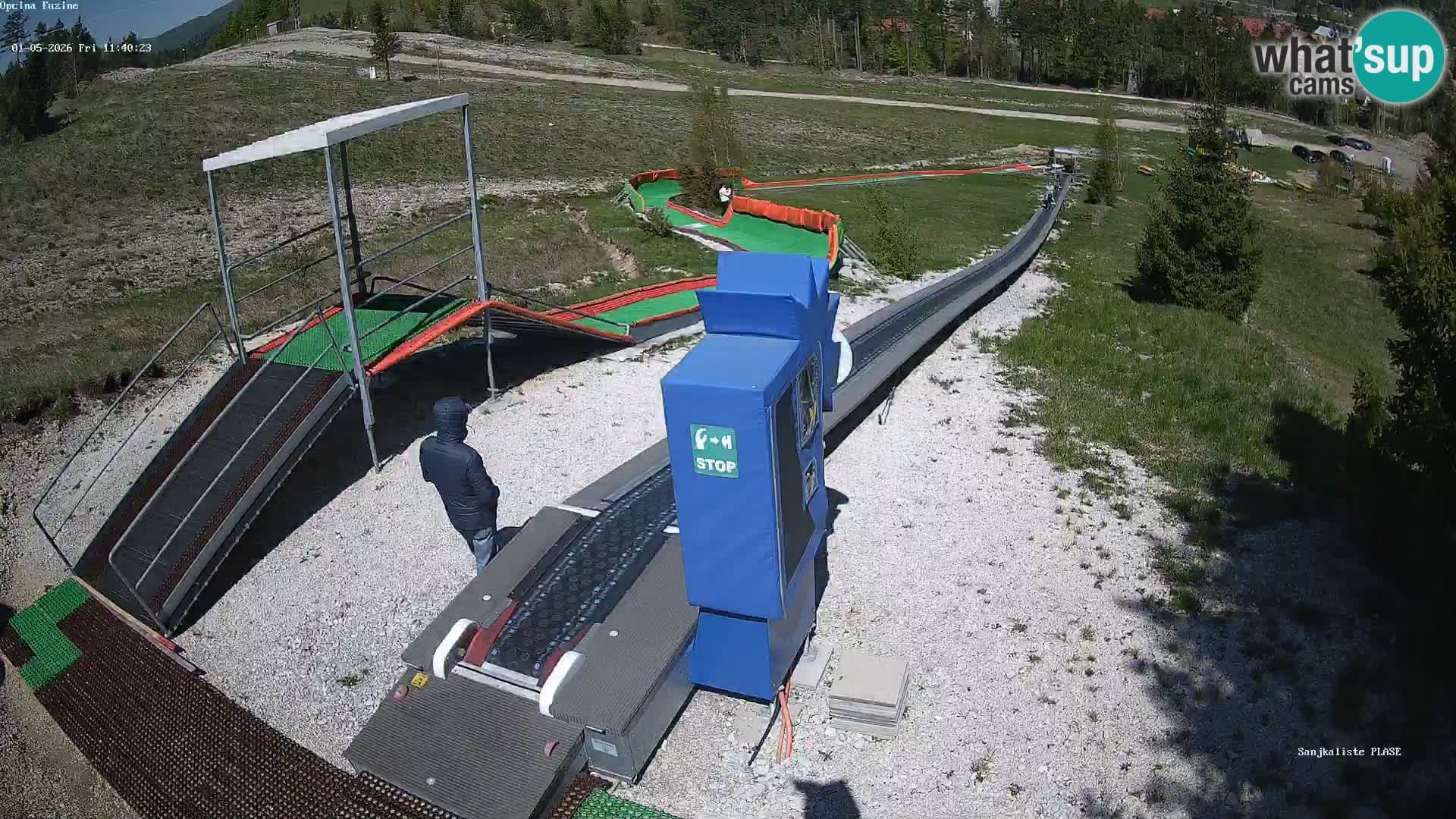 Spletna kamera v živo Sankališče Fužine – Hrvaška