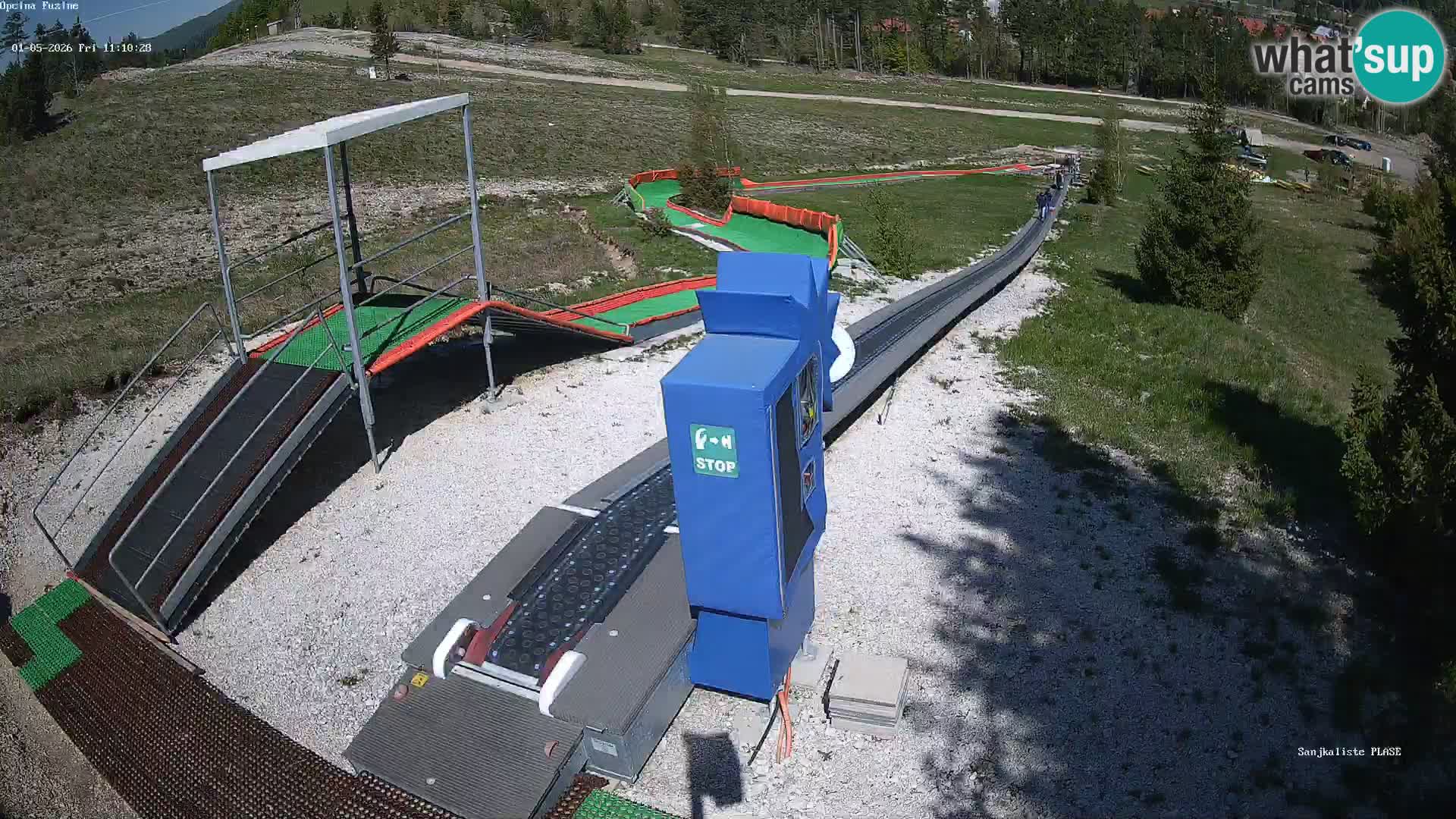 Spletna kamera v živo Sankališče Fužine – Hrvaška