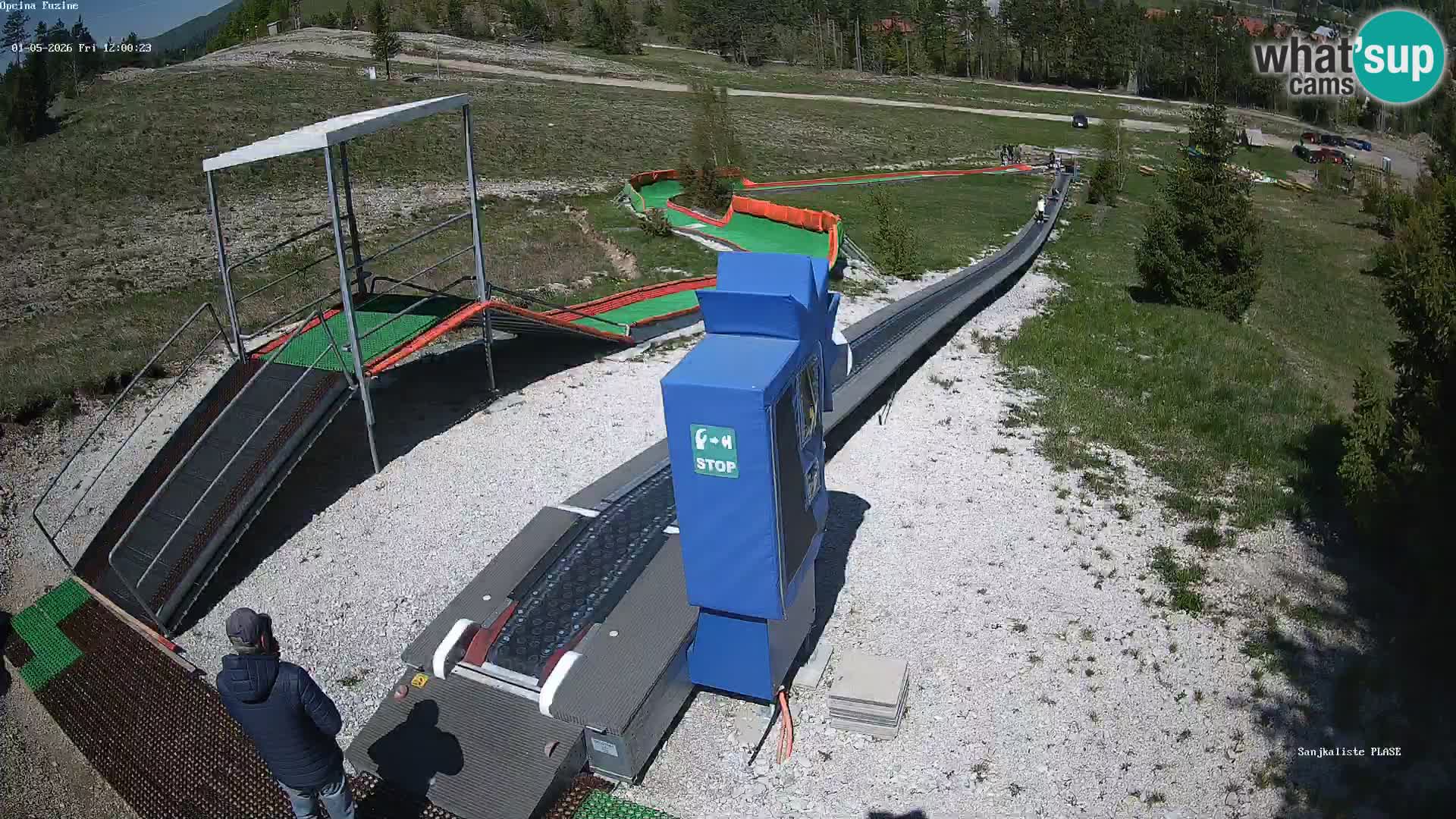 Webcam en vivo Pista de trineo Fužine – Croacia