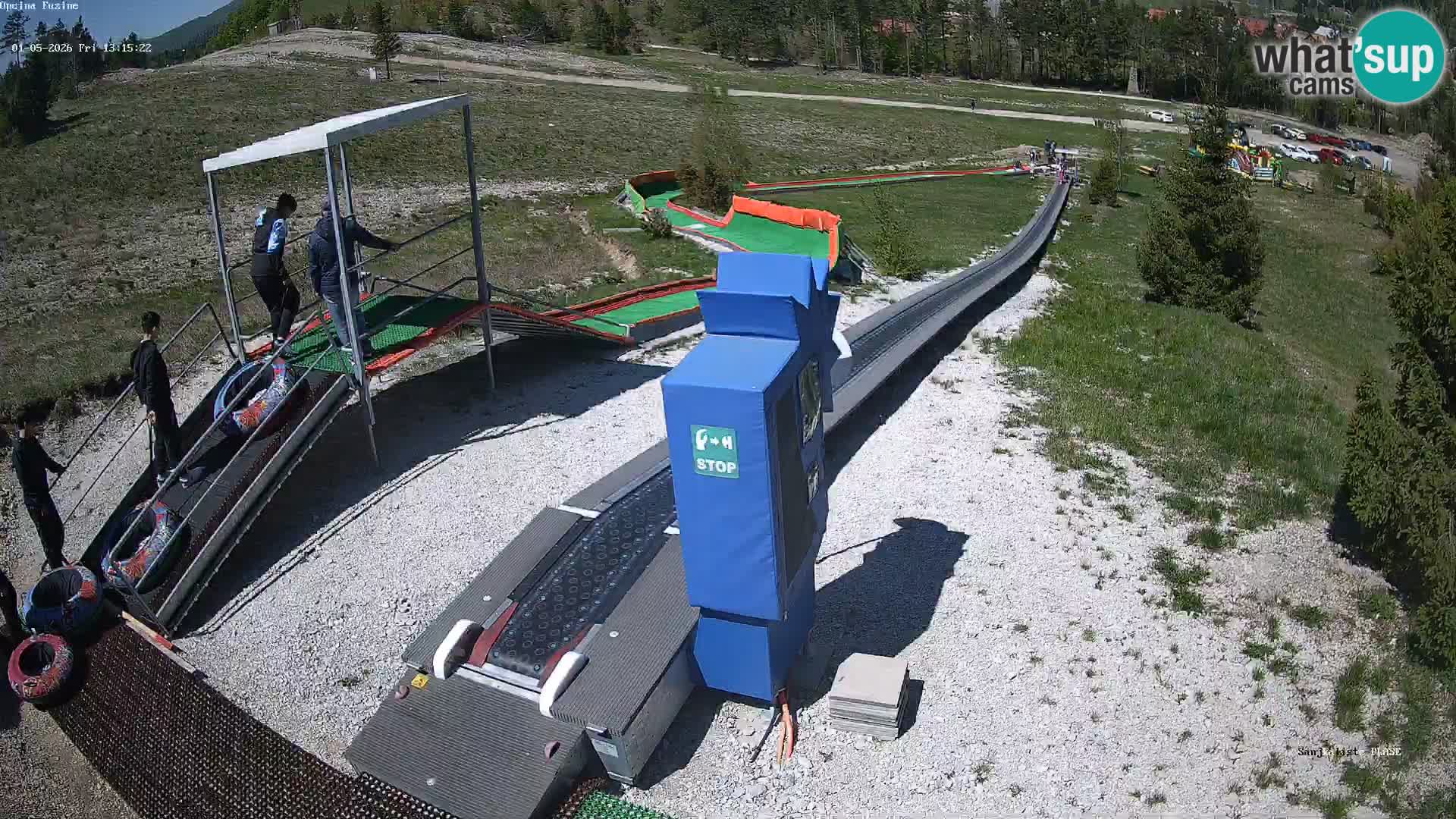 Live webcam Pista da slittino Fužine – Croazia