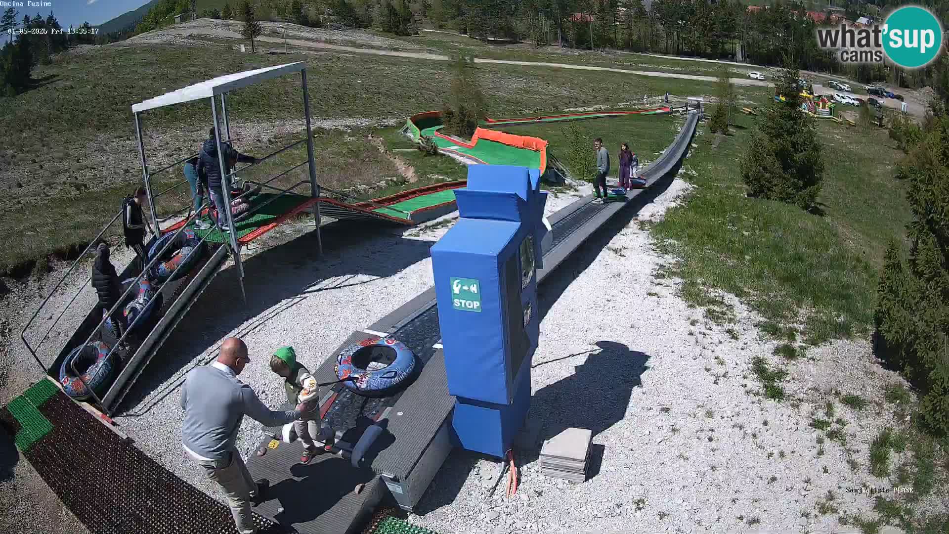 Live webcam Fužine toboggan run – Croatia