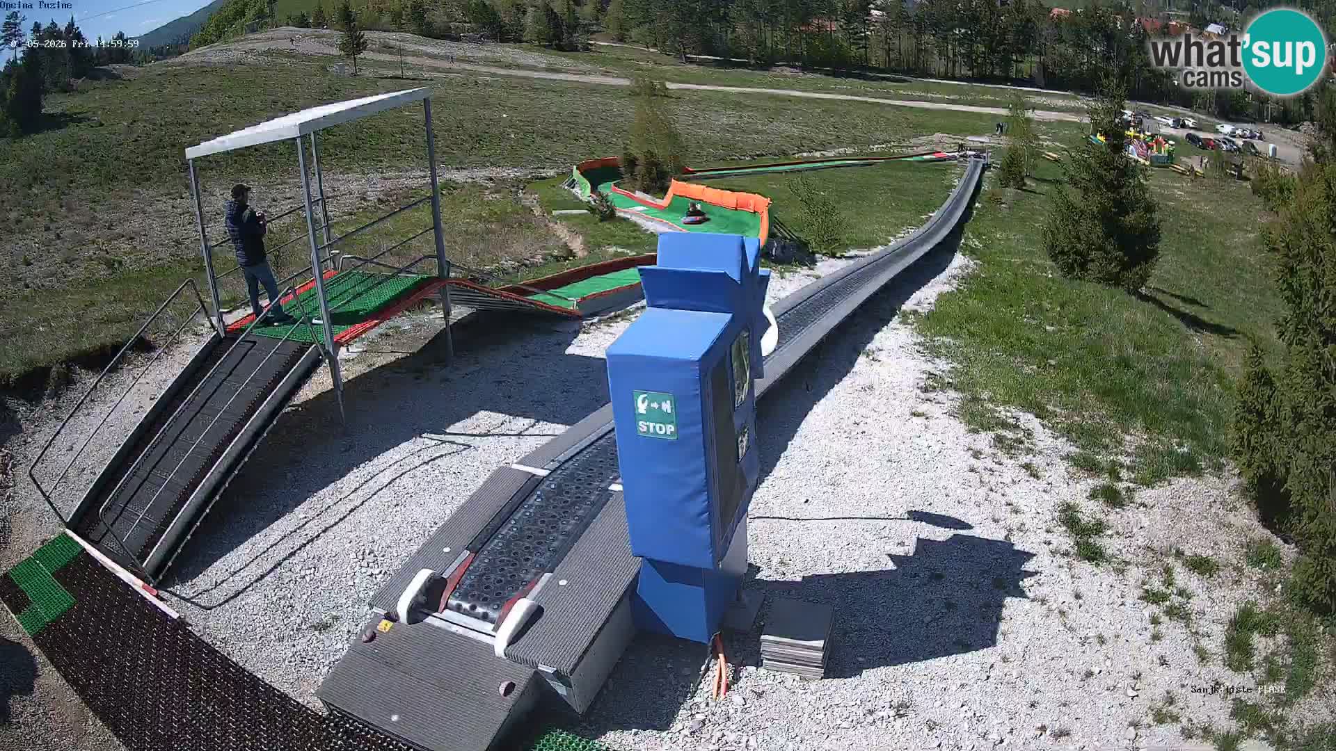Live webcam Pista da slittino Fužine – Croazia