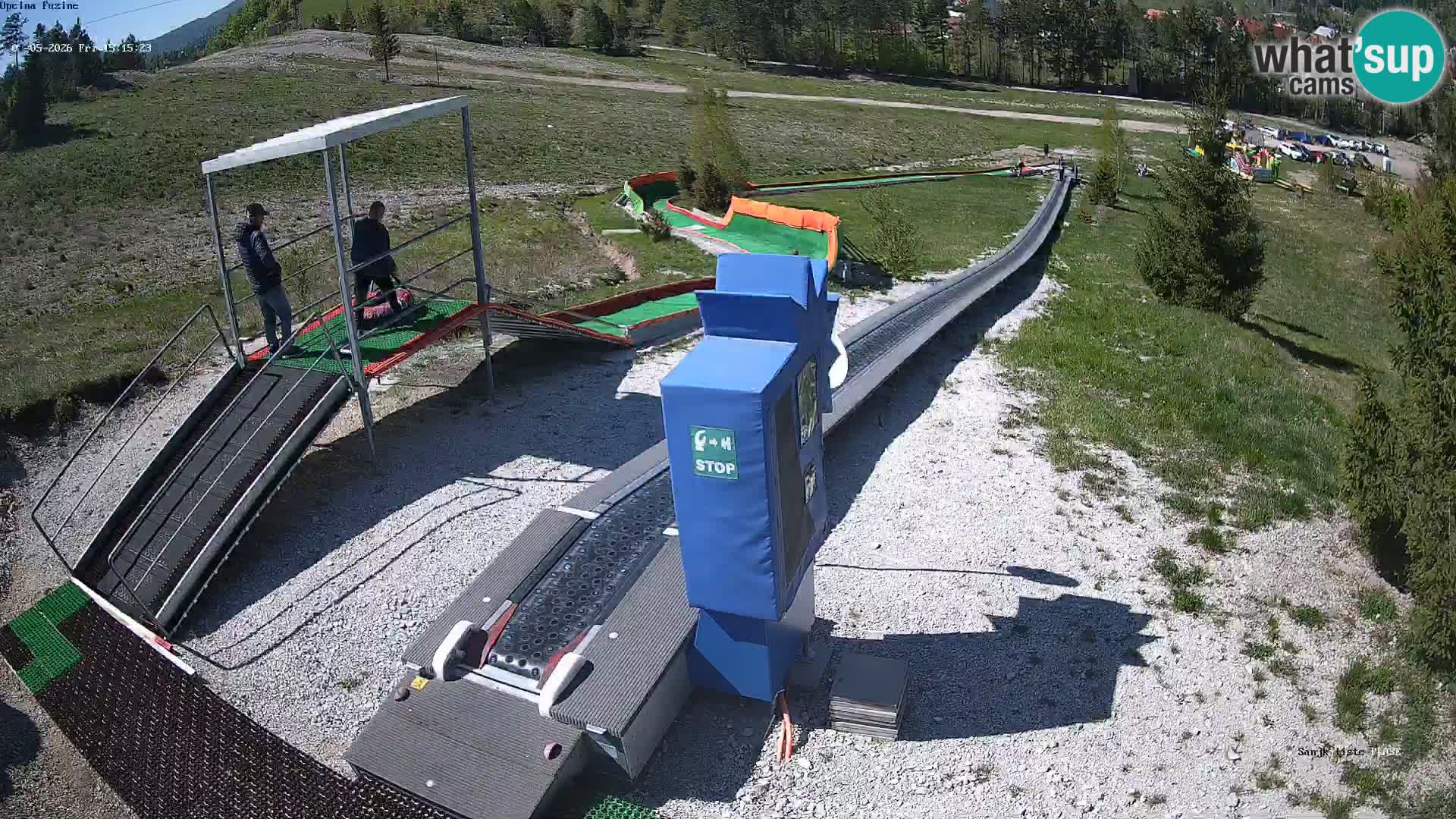 Webcam en direct Piste de luge de Fužine – Croatie