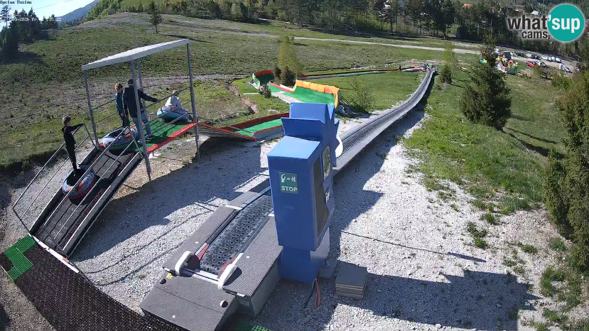 Live webcam Pista da slittino Fužine – Croazia