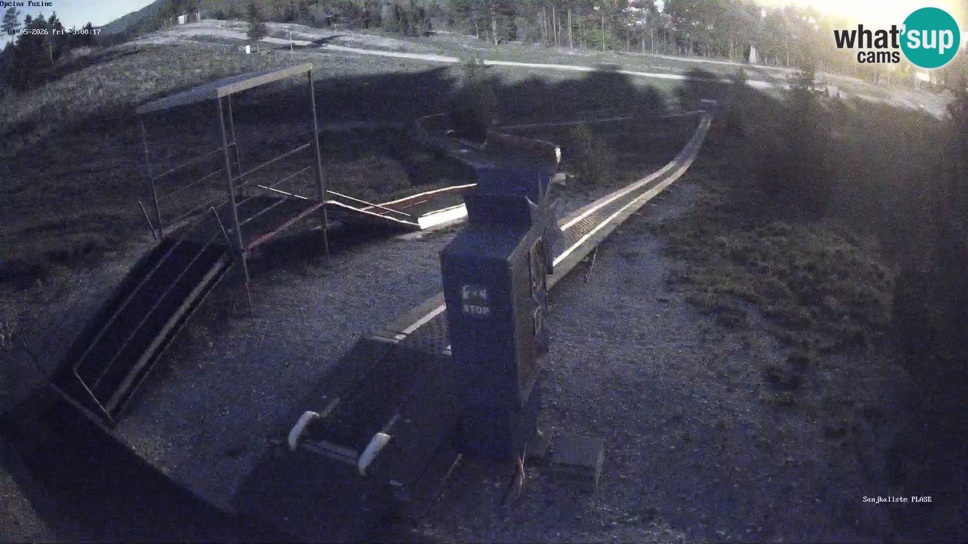 Webcam en direct Piste de luge de Fužine – Croatie