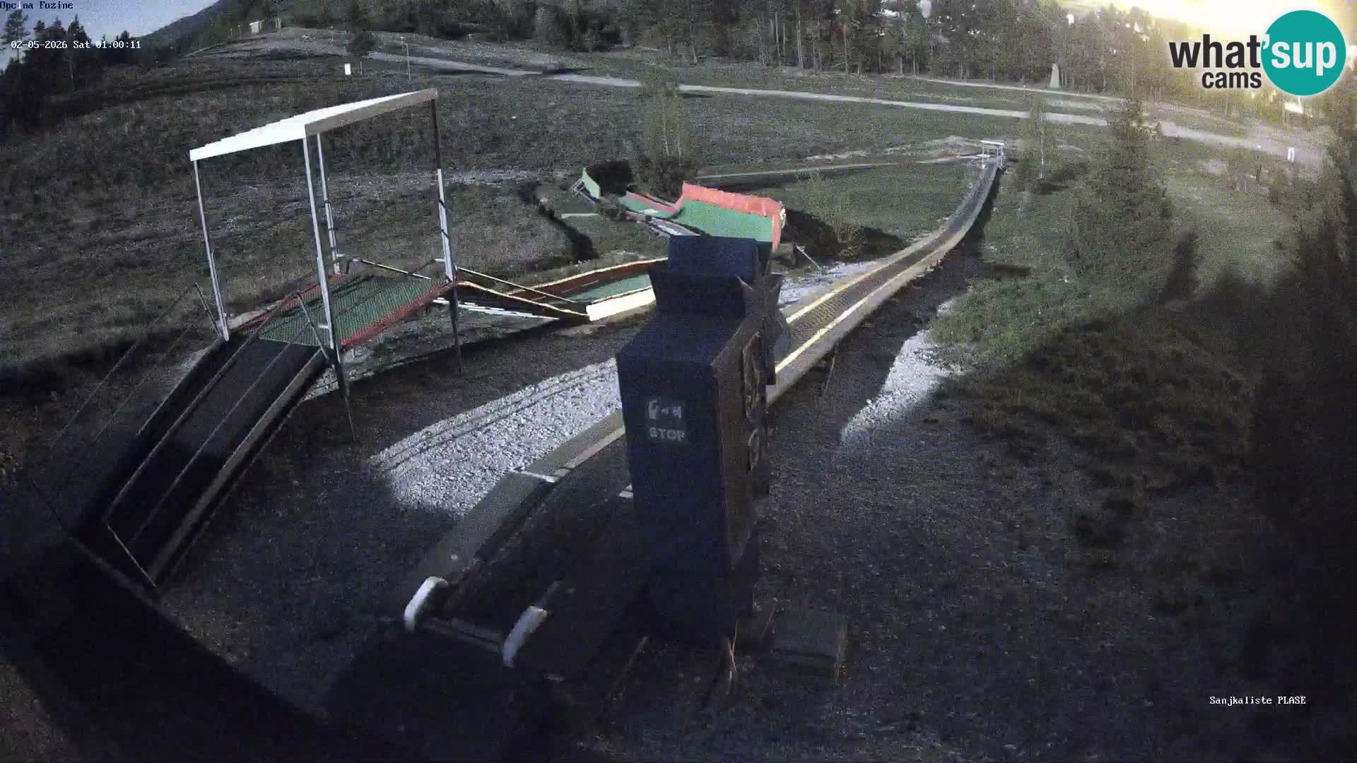 Live webcam Fužine toboggan run – Croatia