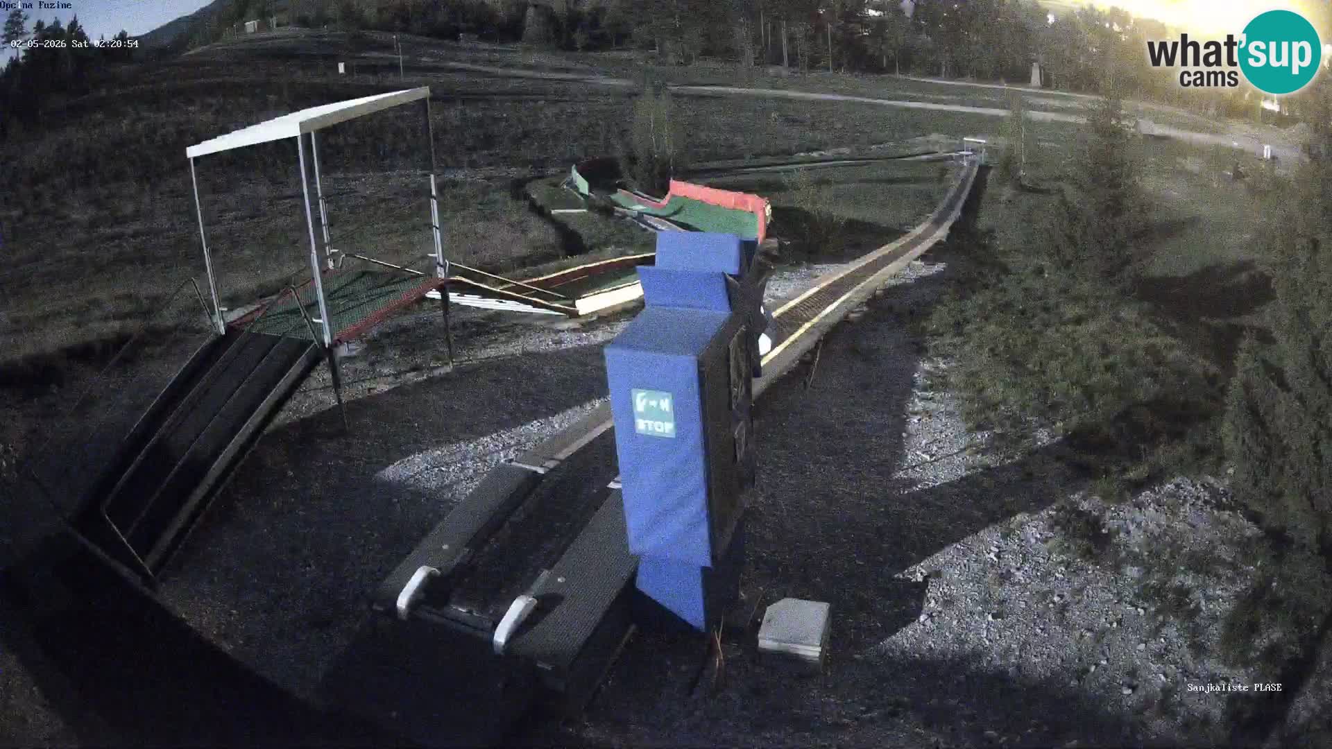 Webcam en direct Piste de luge de Fužine – Croatie