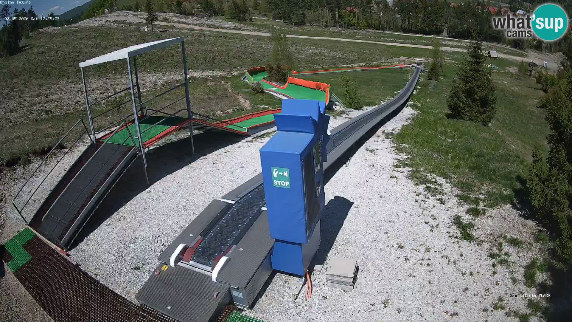 Live webcam Pista da slittino Fužine – Croazia