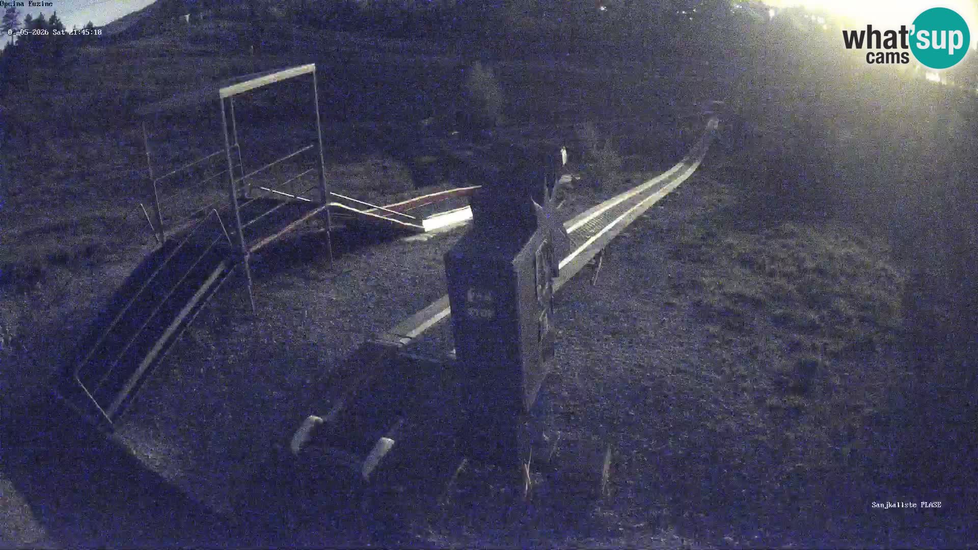 Live webcam Fužine toboggan run – Croatia