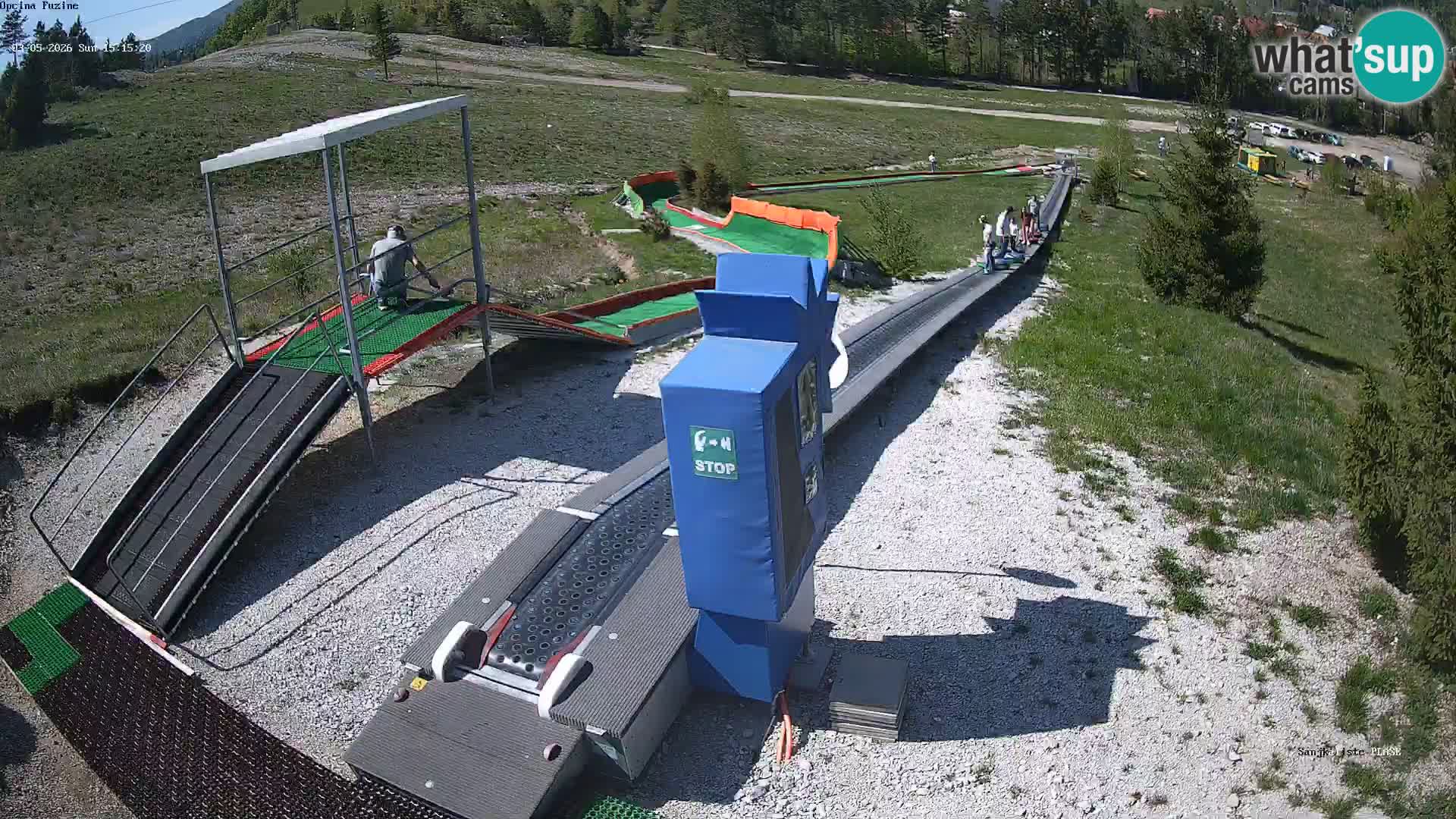 Live webcam Pista da slittino Fužine – Croazia
