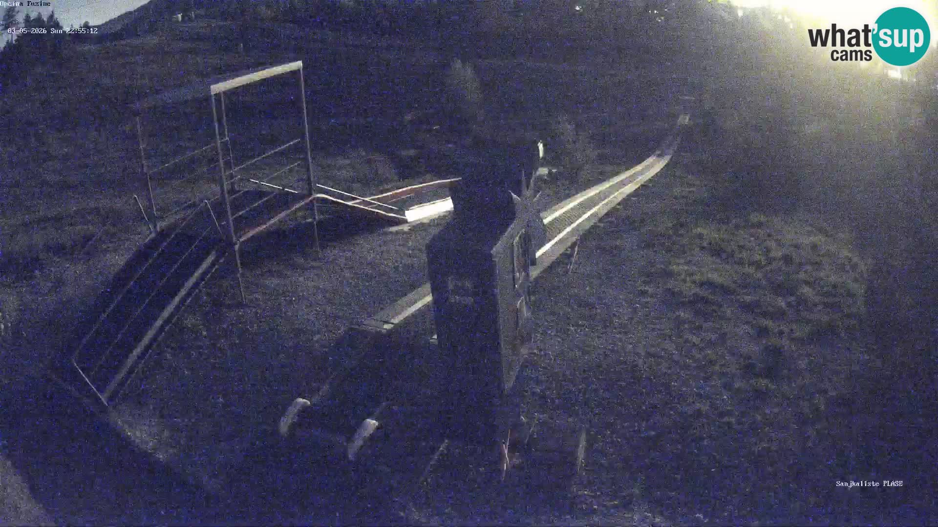 Webcam en direct Piste de luge de Fužine – Croatie
