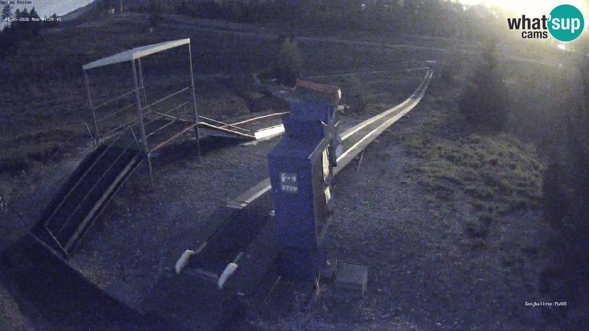 Live webcam Fužine toboggan run – Croatia