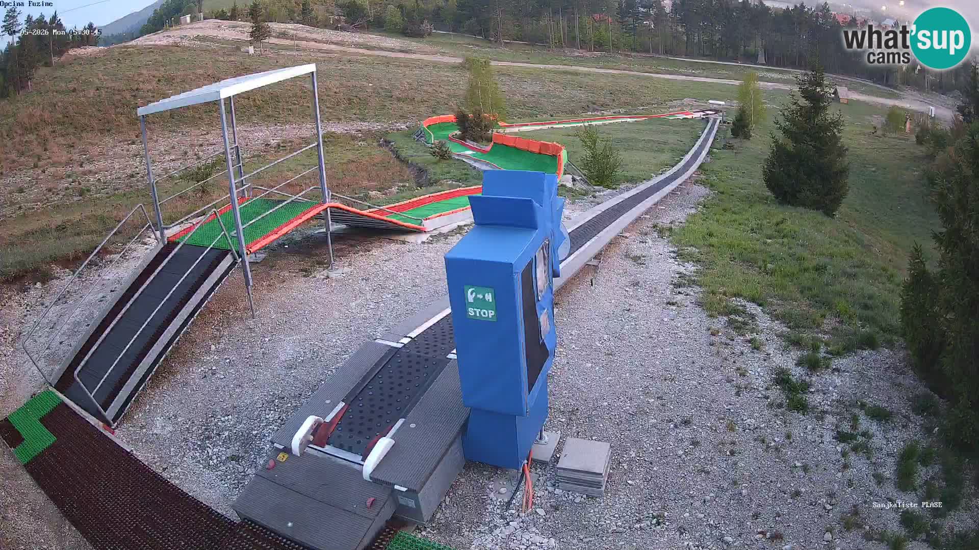 Spletna kamera v živo Sankališče Fužine – Hrvaška