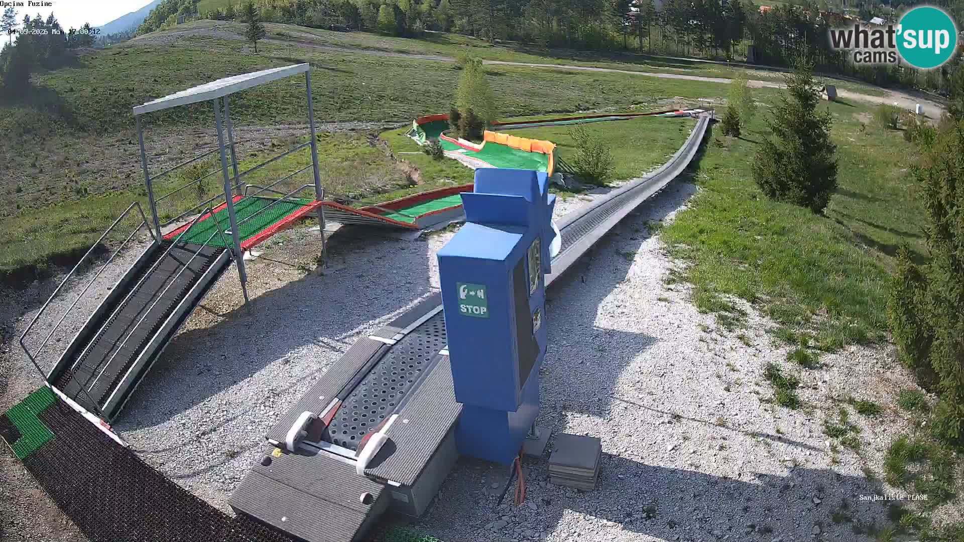 Webcam en direct Piste de luge de Fužine – Croatie