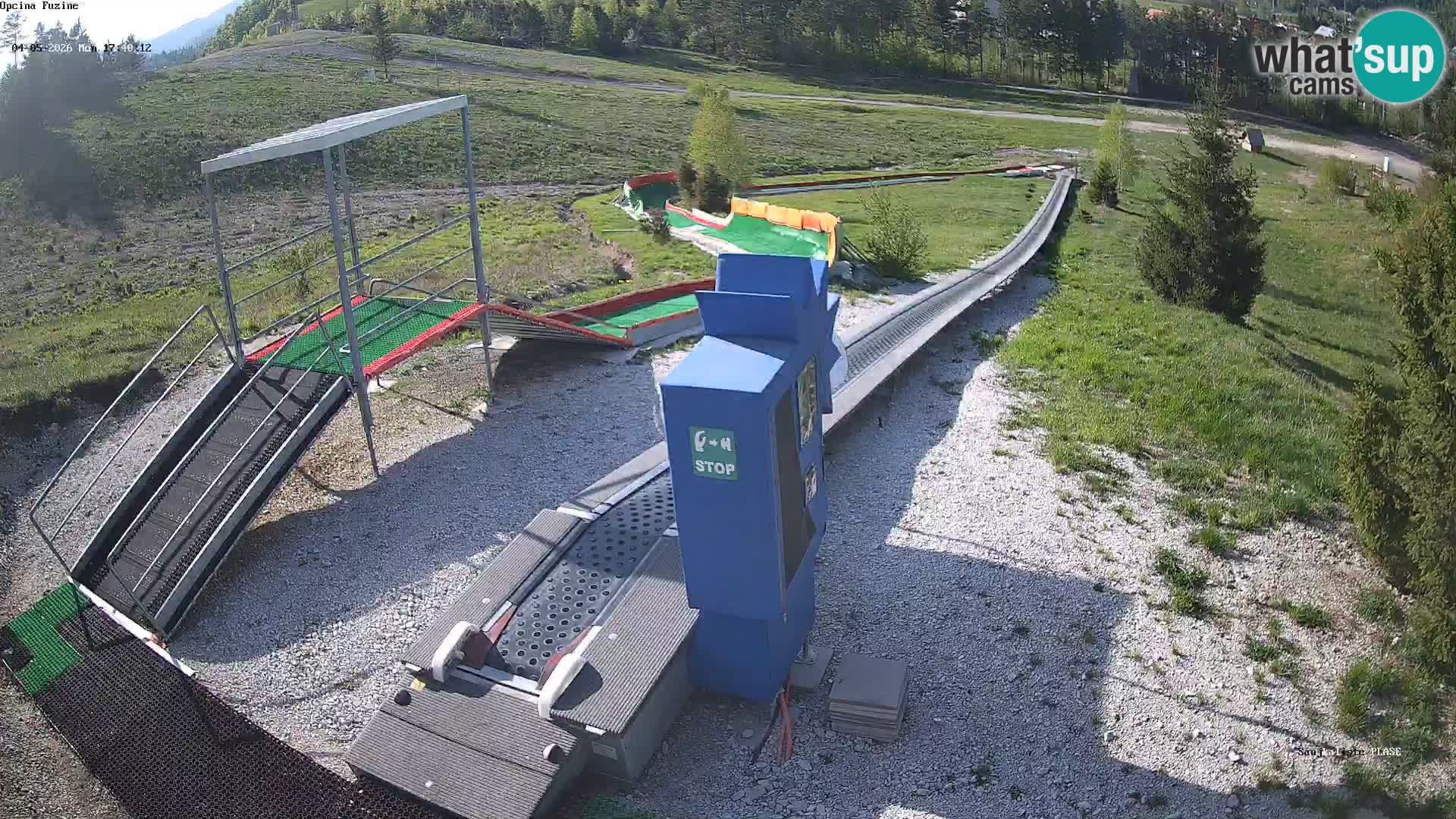 Webcam en vivo Pista de trineo Fužine – Croacia