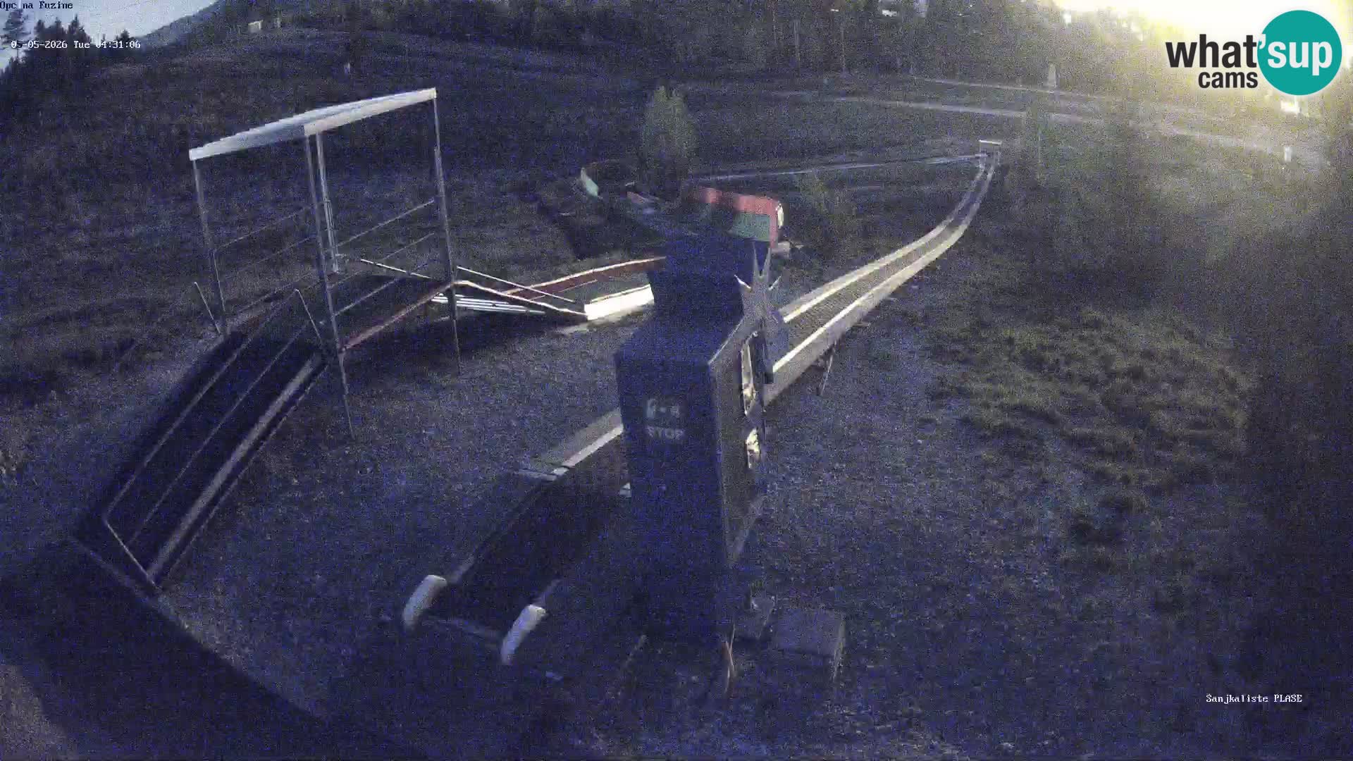 Live webcam Fužine toboggan run – Croatia