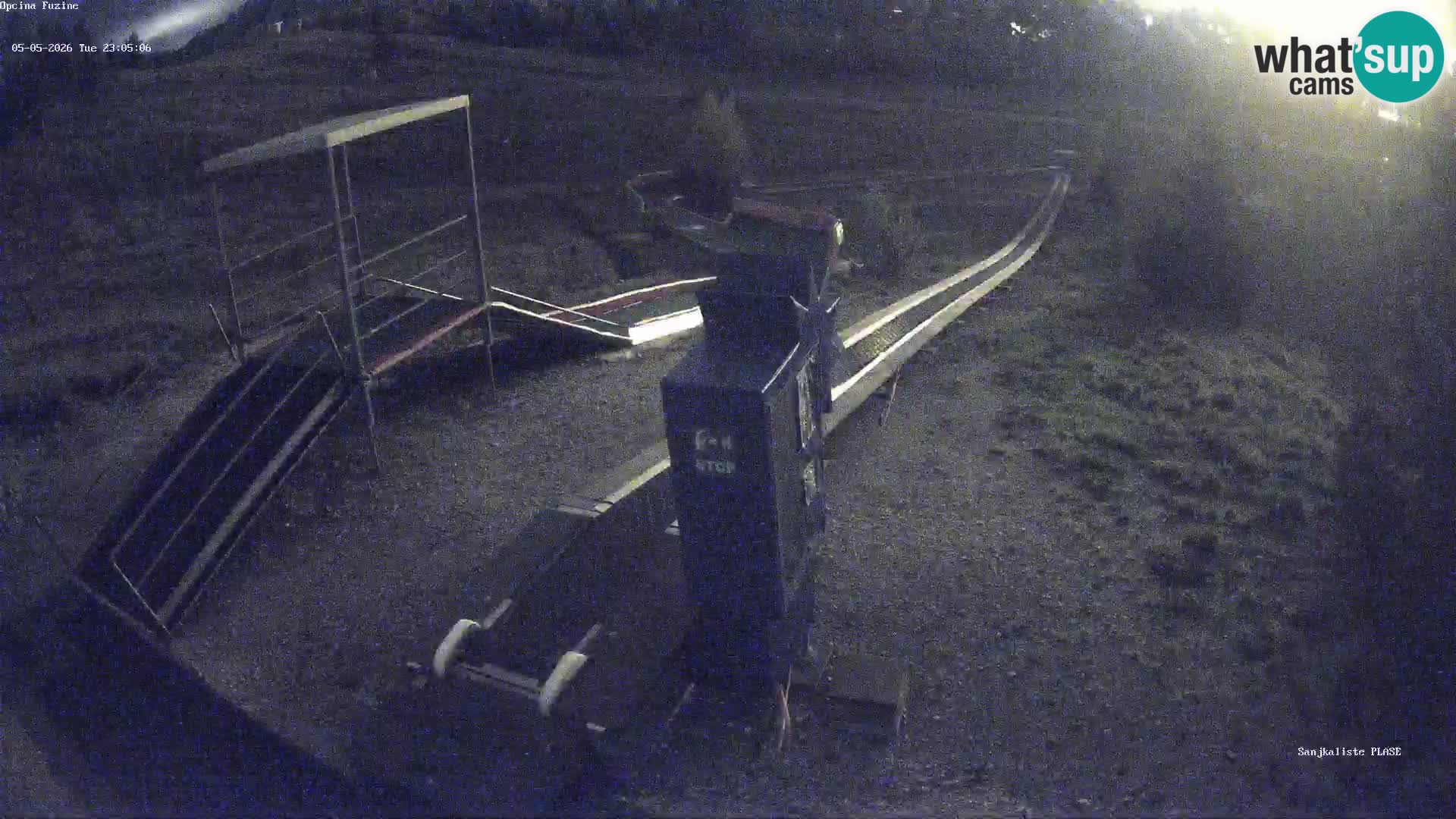 Live webcam Fužine toboggan run – Croatia