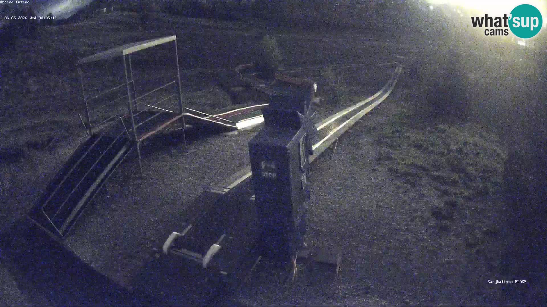 Webcam en direct Piste de luge de Fužine – Croatie