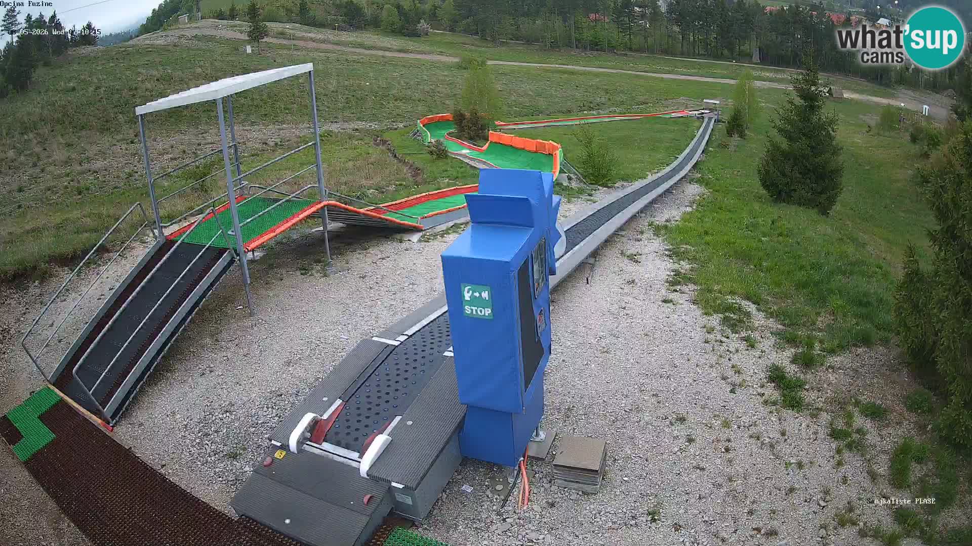 Webcam en direct Piste de luge de Fužine – Croatie
