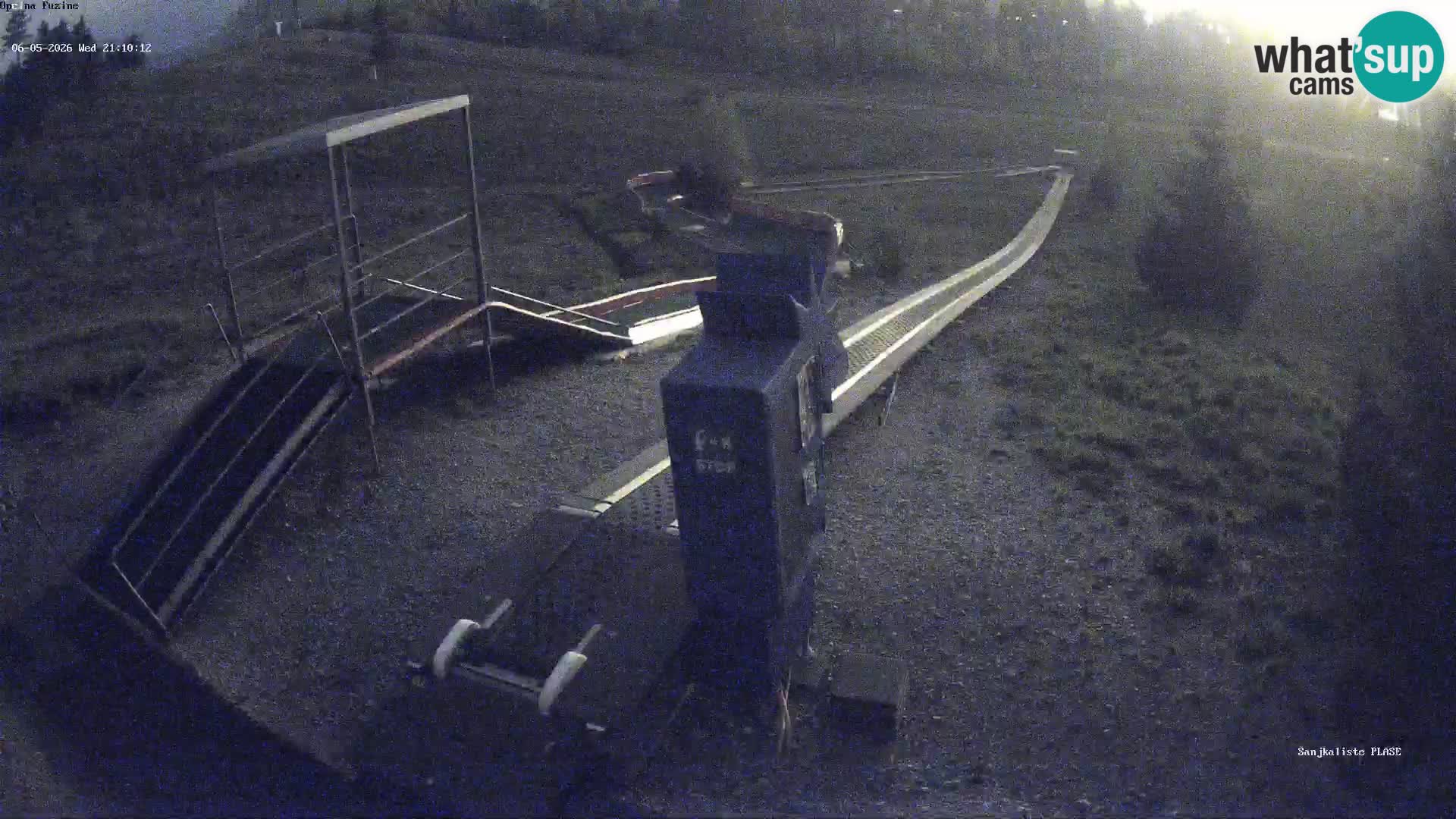Live webcam Fužine toboggan run – Croatia