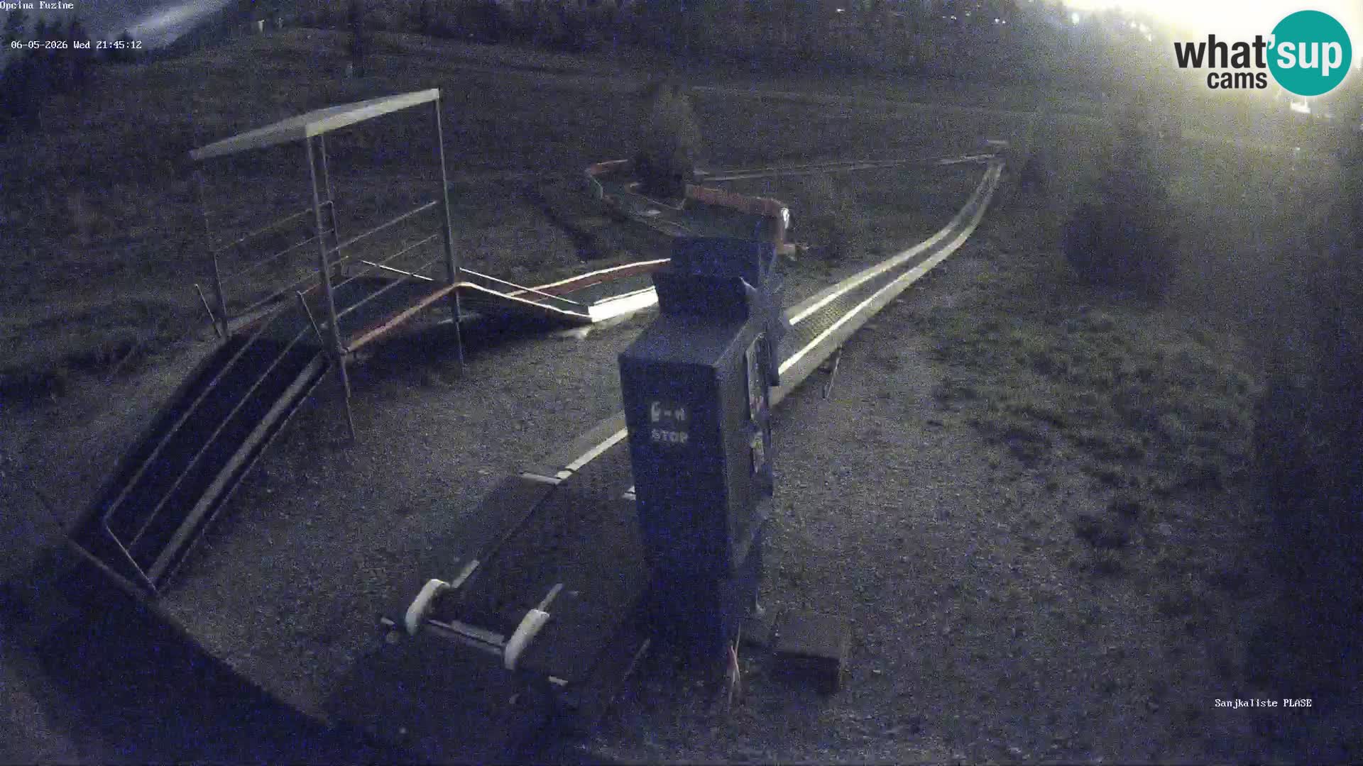 Webcam en direct Piste de luge de Fužine – Croatie