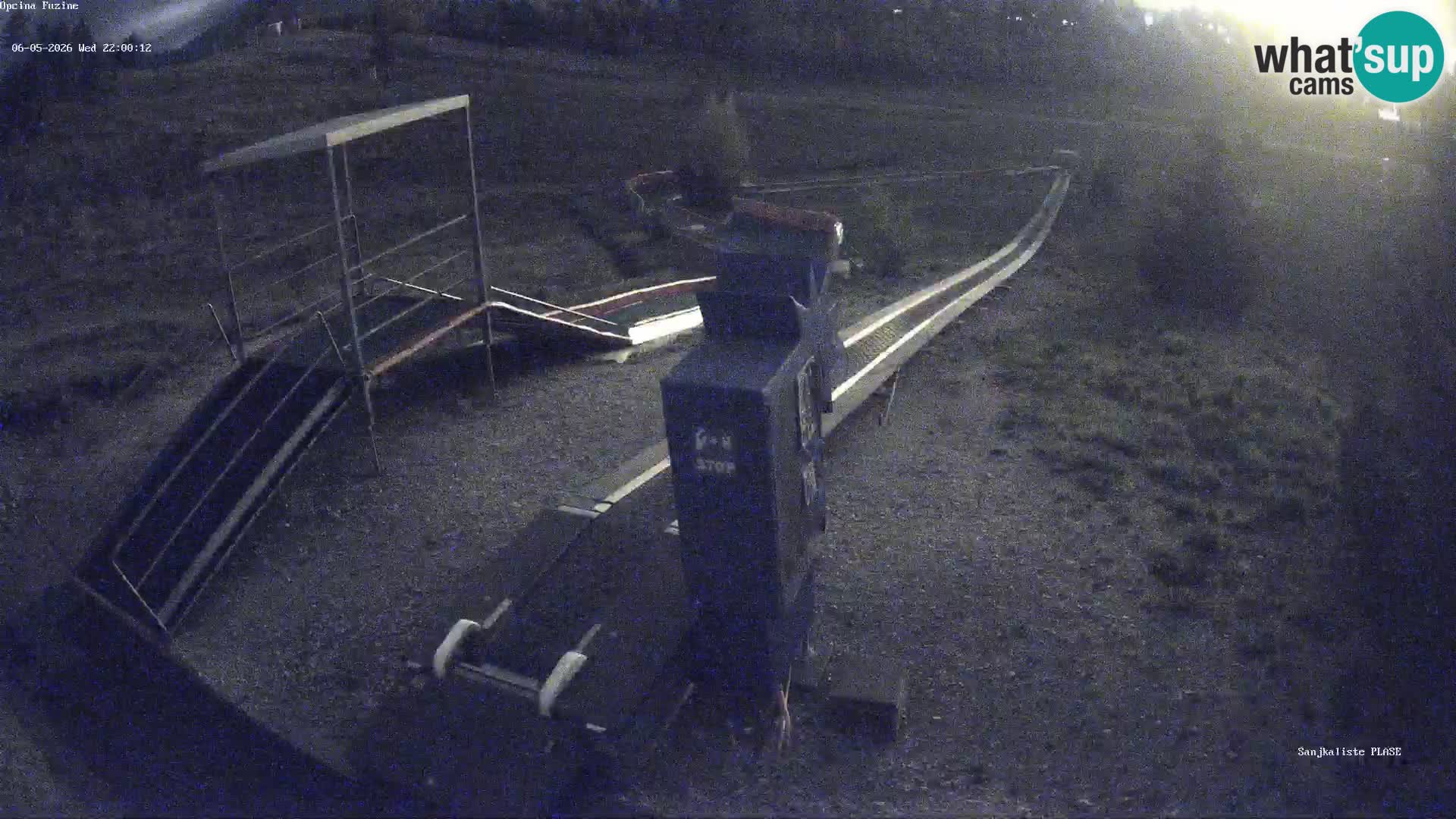 Live webcam Fužine toboggan run – Croatia
