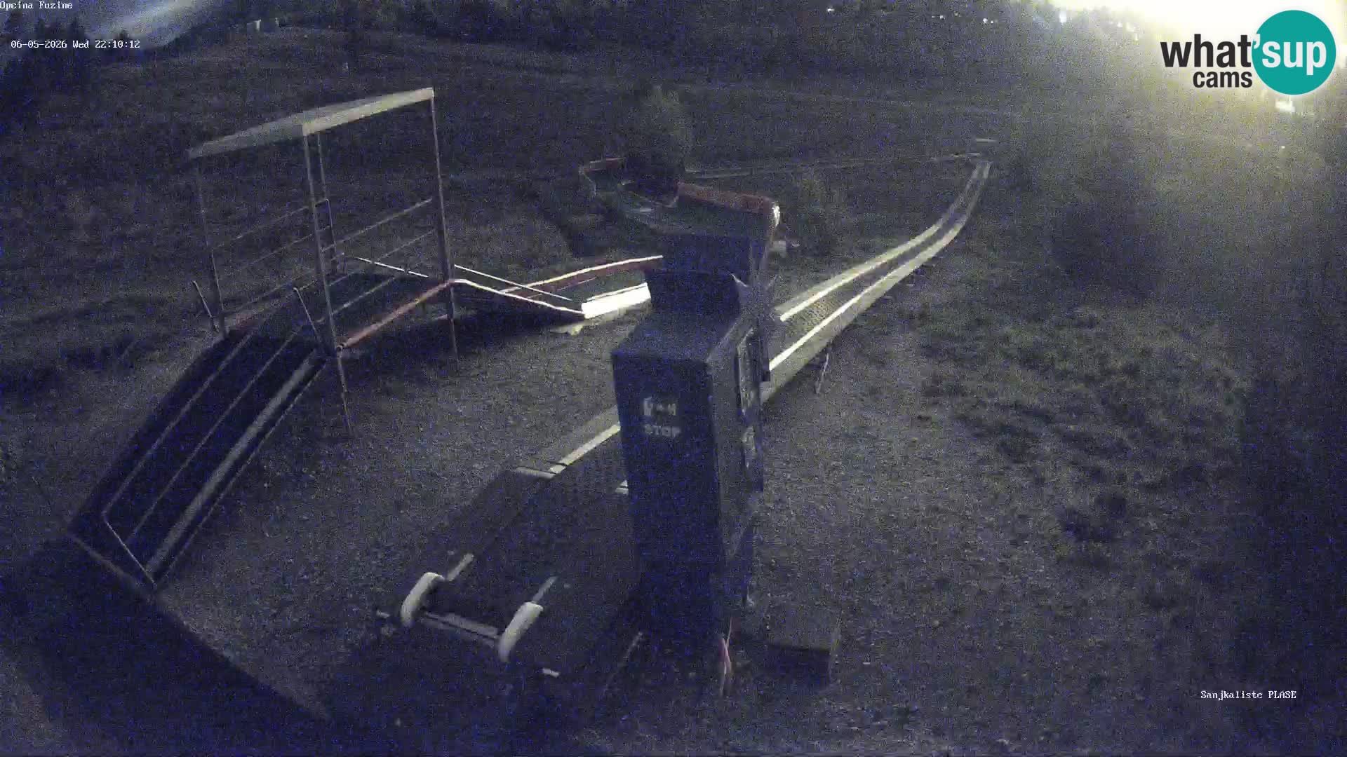 Webcam en direct Piste de luge de Fužine – Croatie